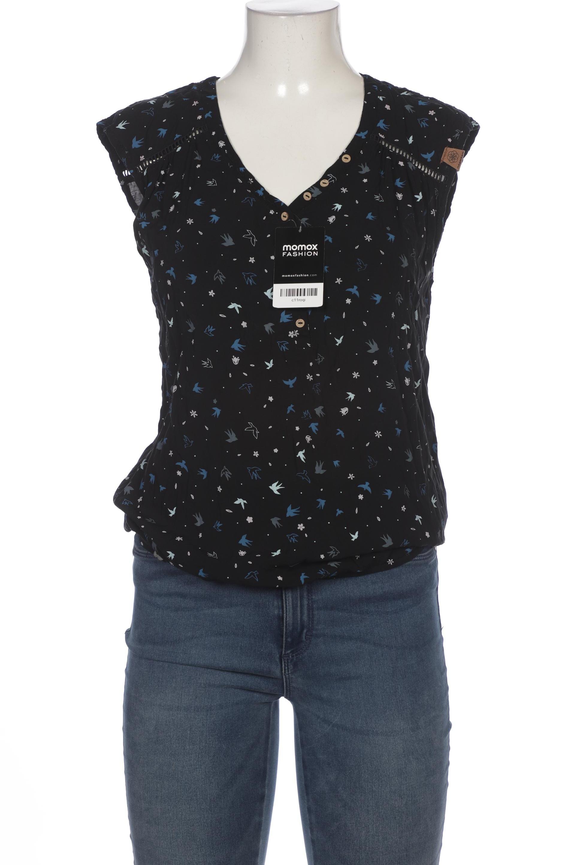 

ragwear Damen Bluse, schwarz, Gr. 38