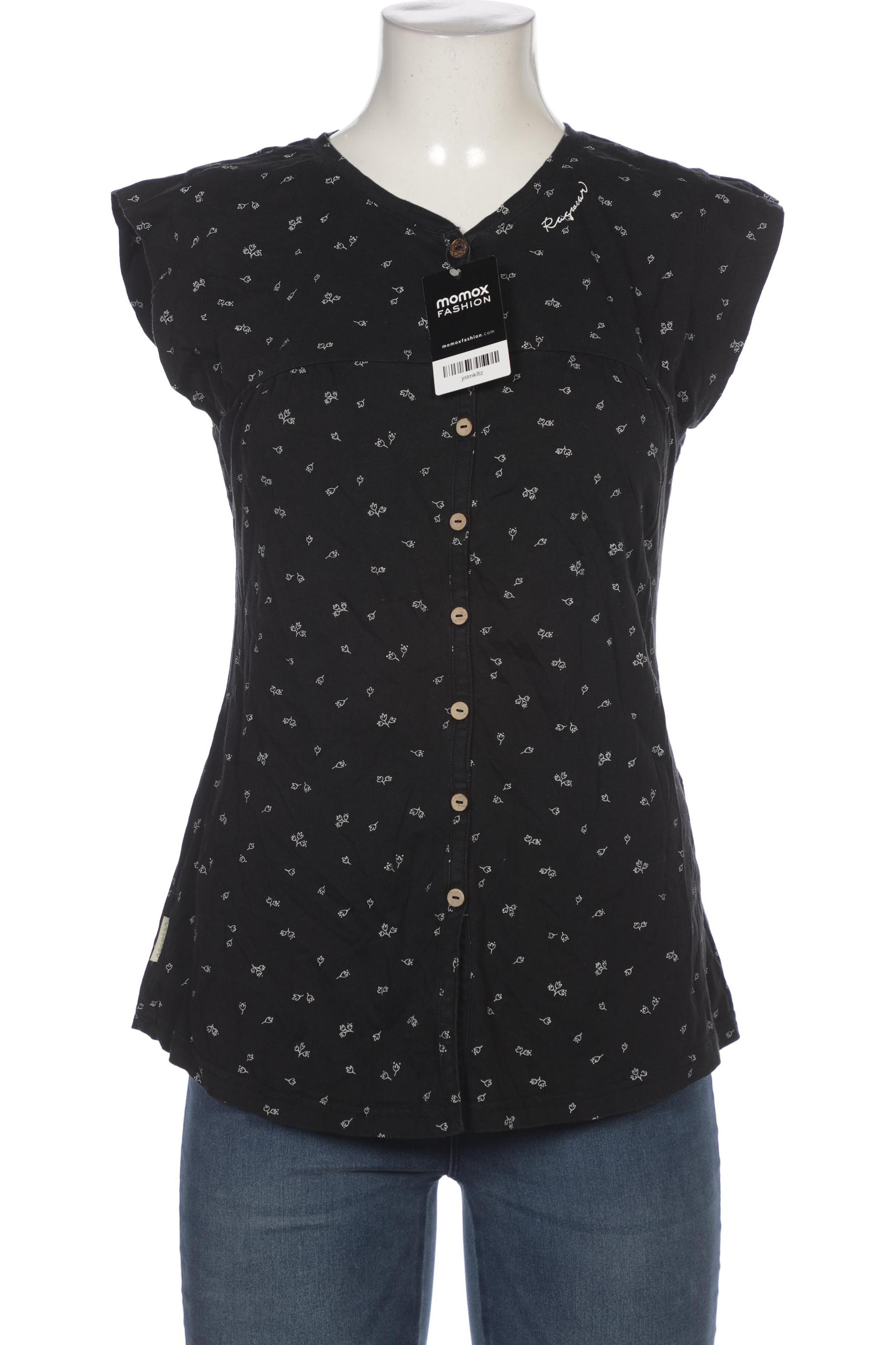 

ragwear Damen Bluse, schwarz