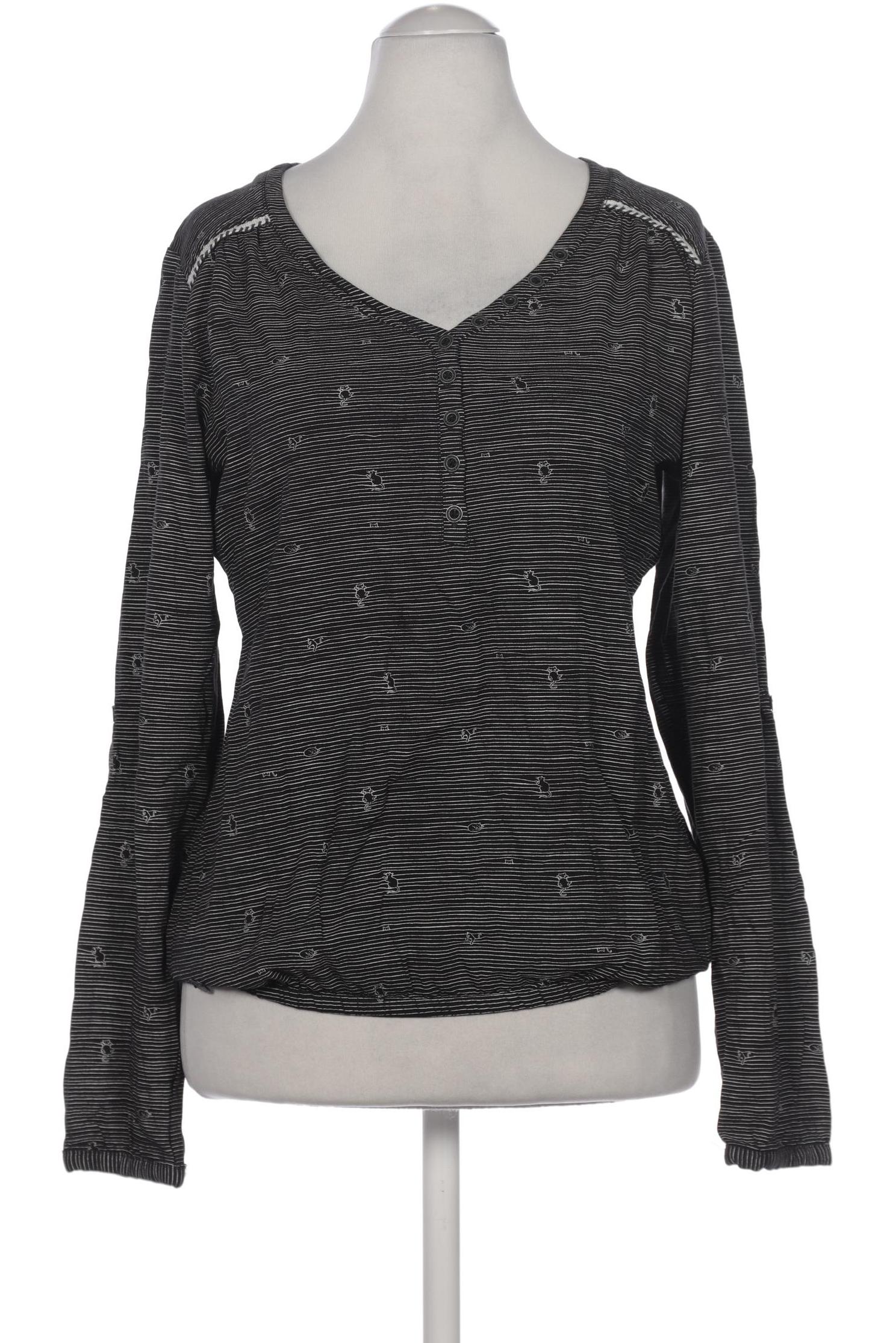 

ragwear Damen Bluse, schwarz, Gr. 38