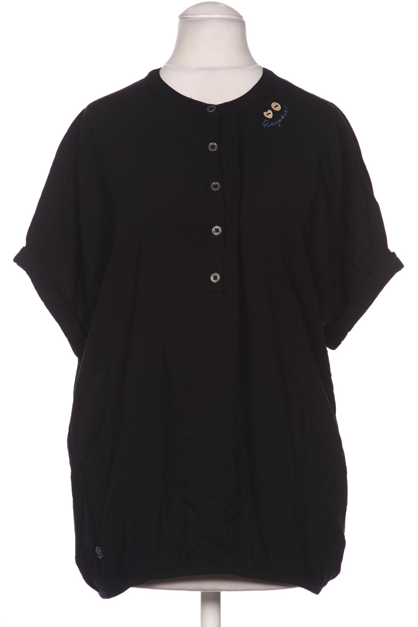 

ragwear Damen Bluse, schwarz, Gr. 36