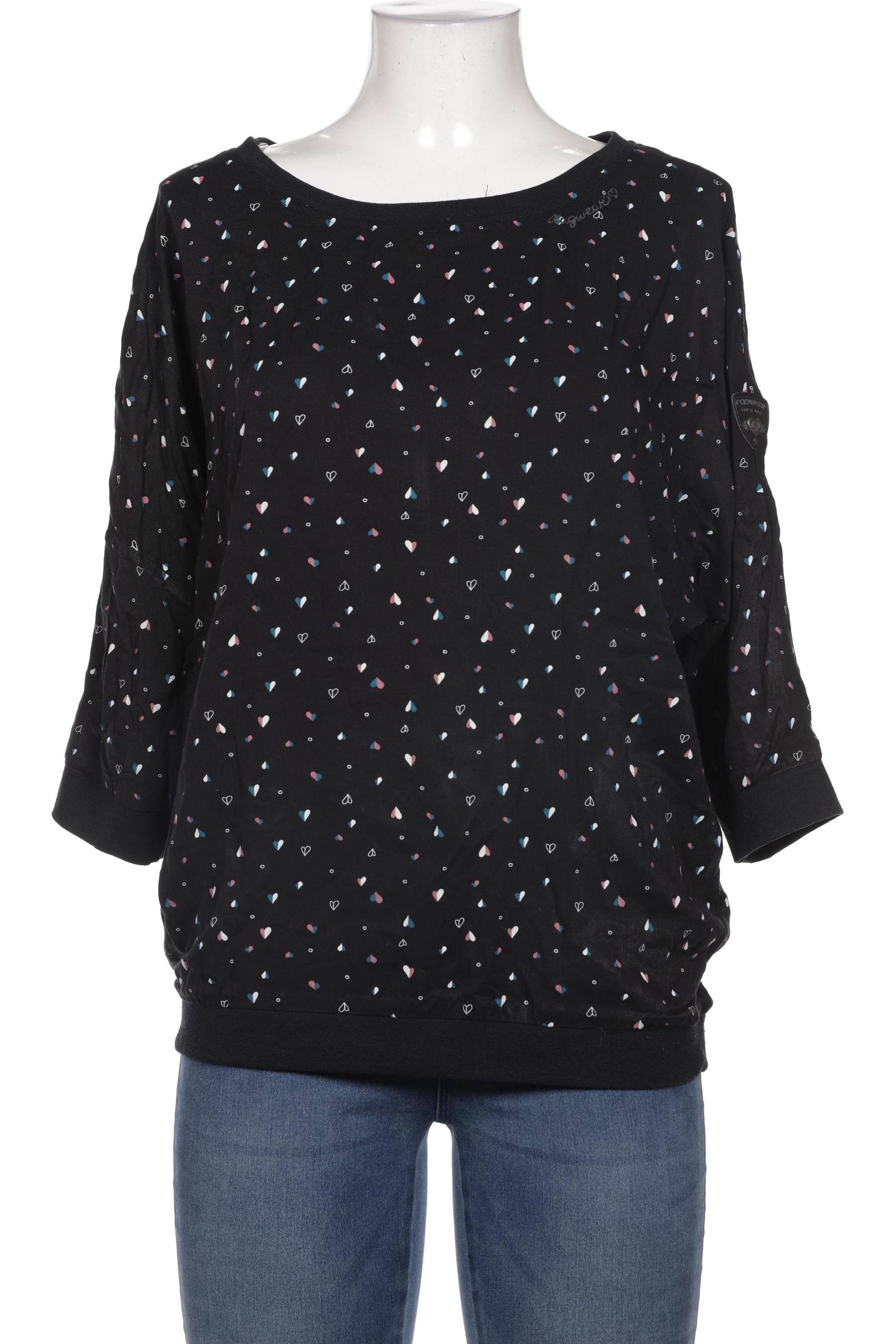 

ragwear Damen Bluse, schwarz, Gr. 42