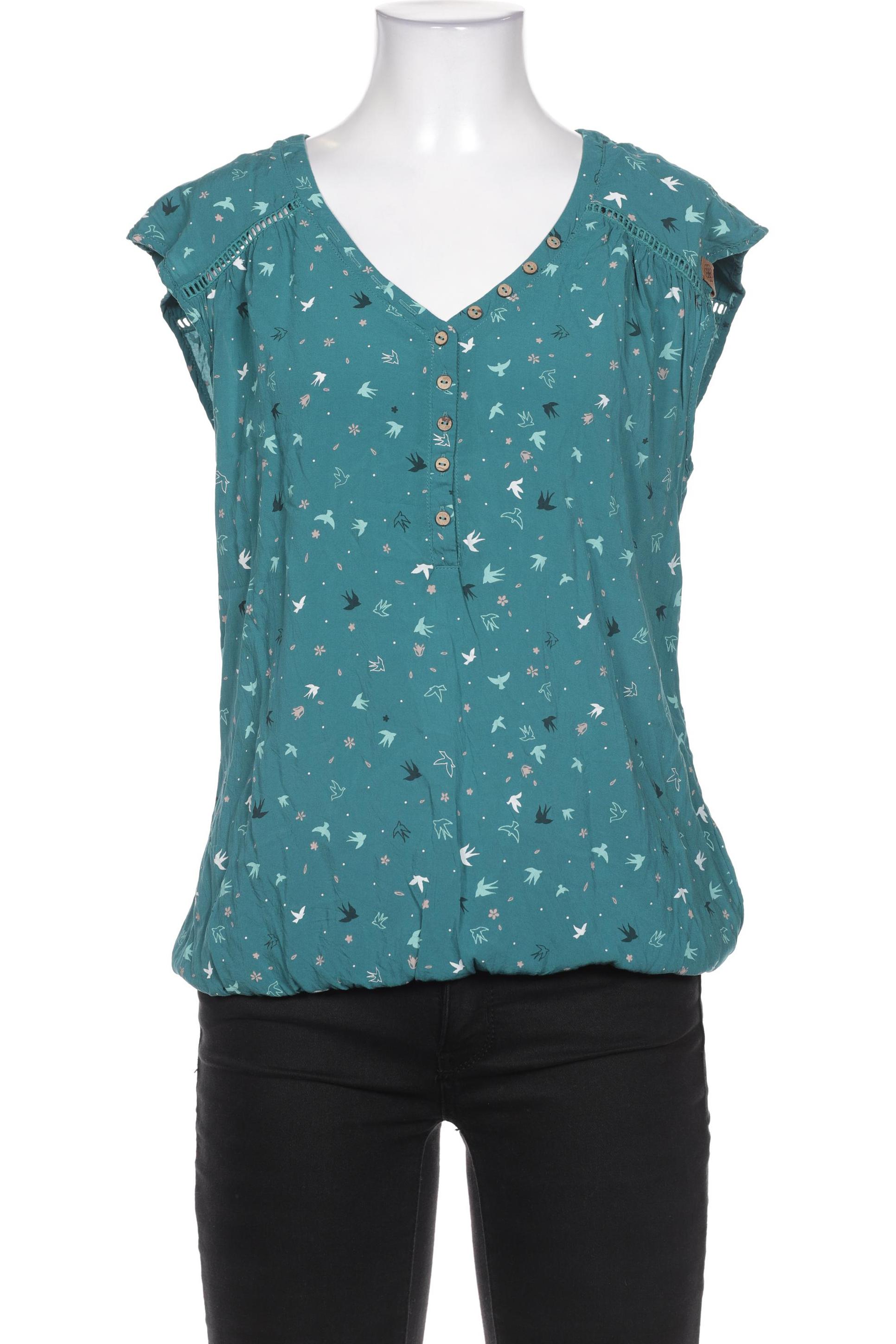 

ragwear Damen Bluse, türkis, Gr. 38