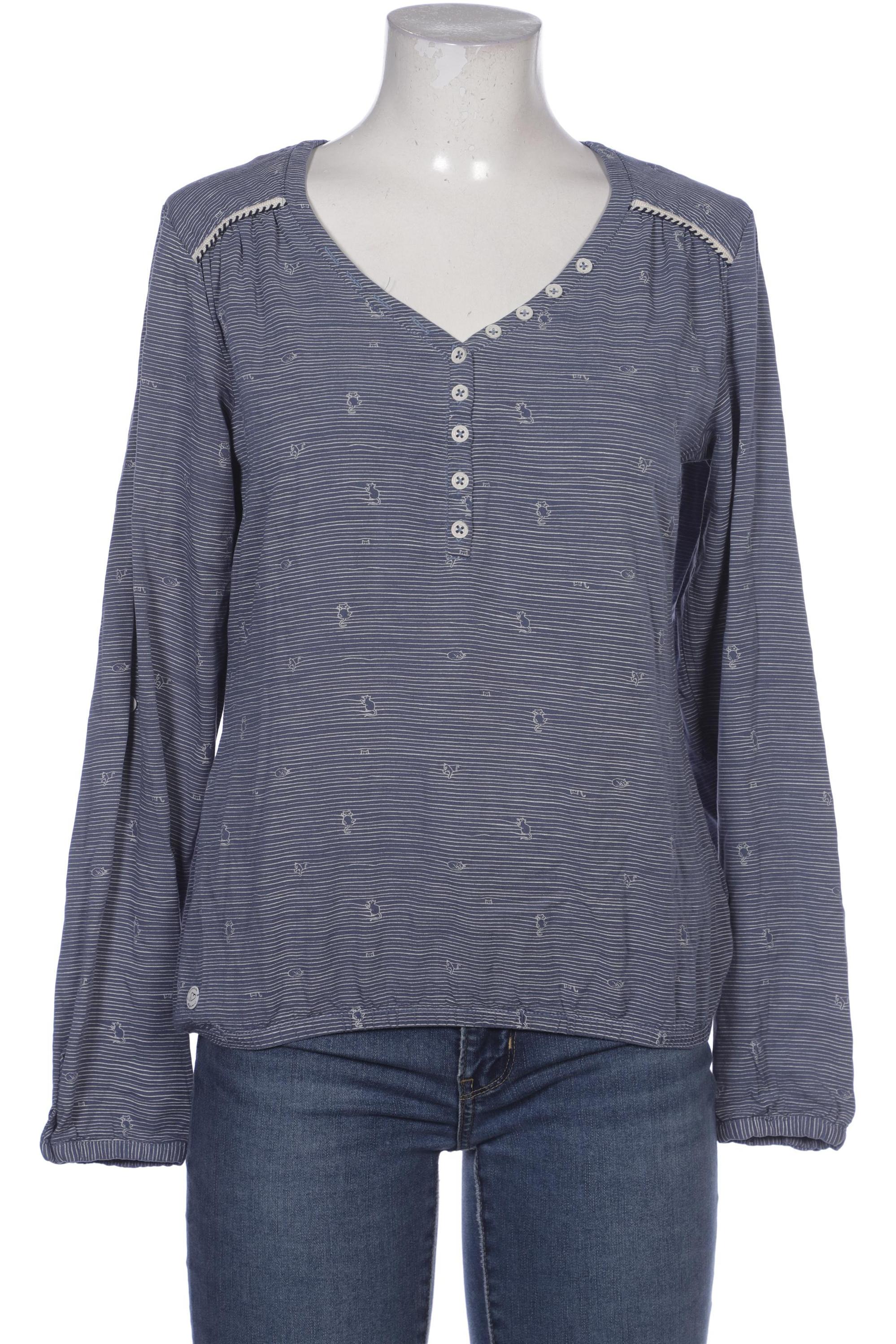 

ragwear Damen Bluse, blau, Gr. 38