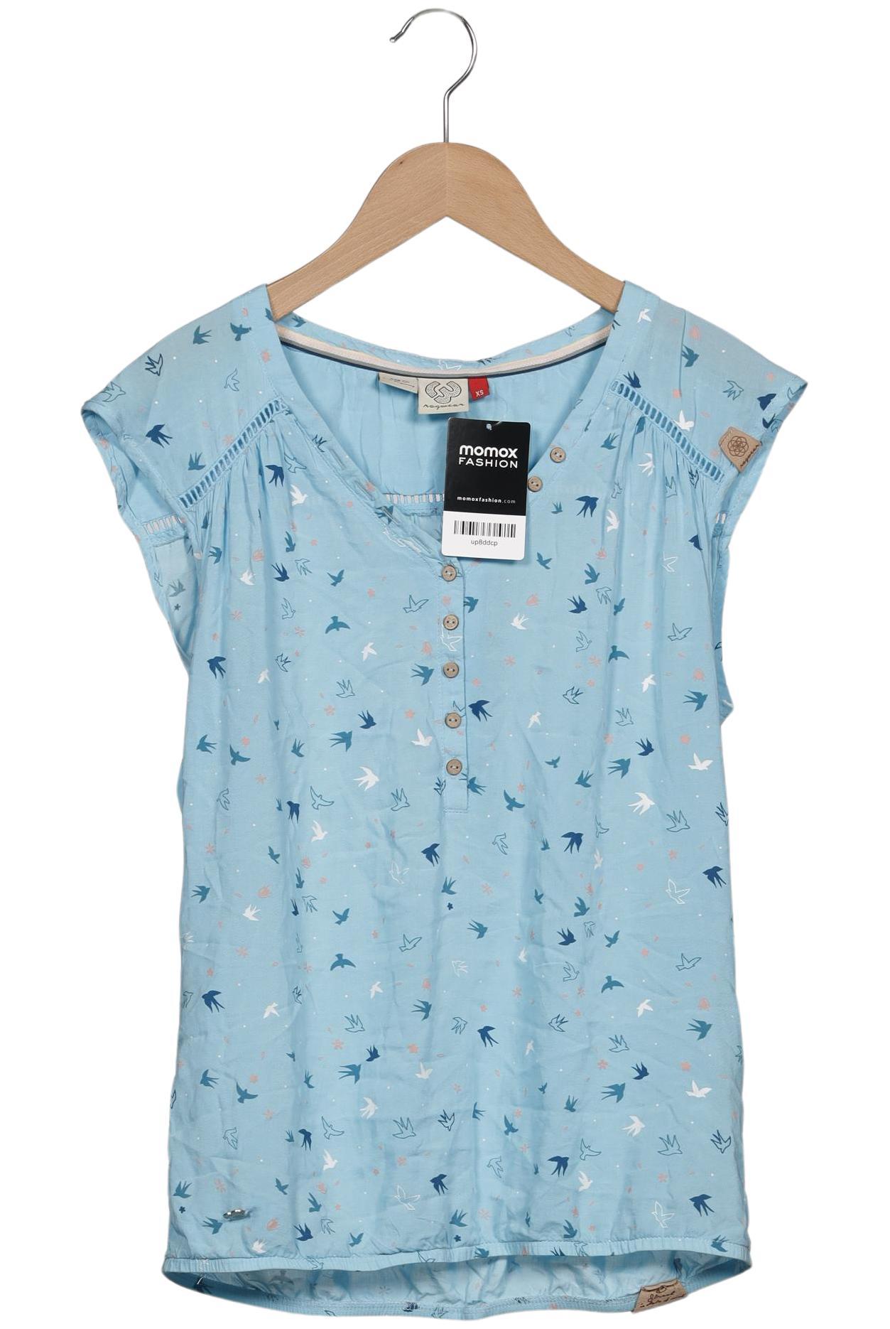 

ragwear Damen Bluse, blau, Gr. 34