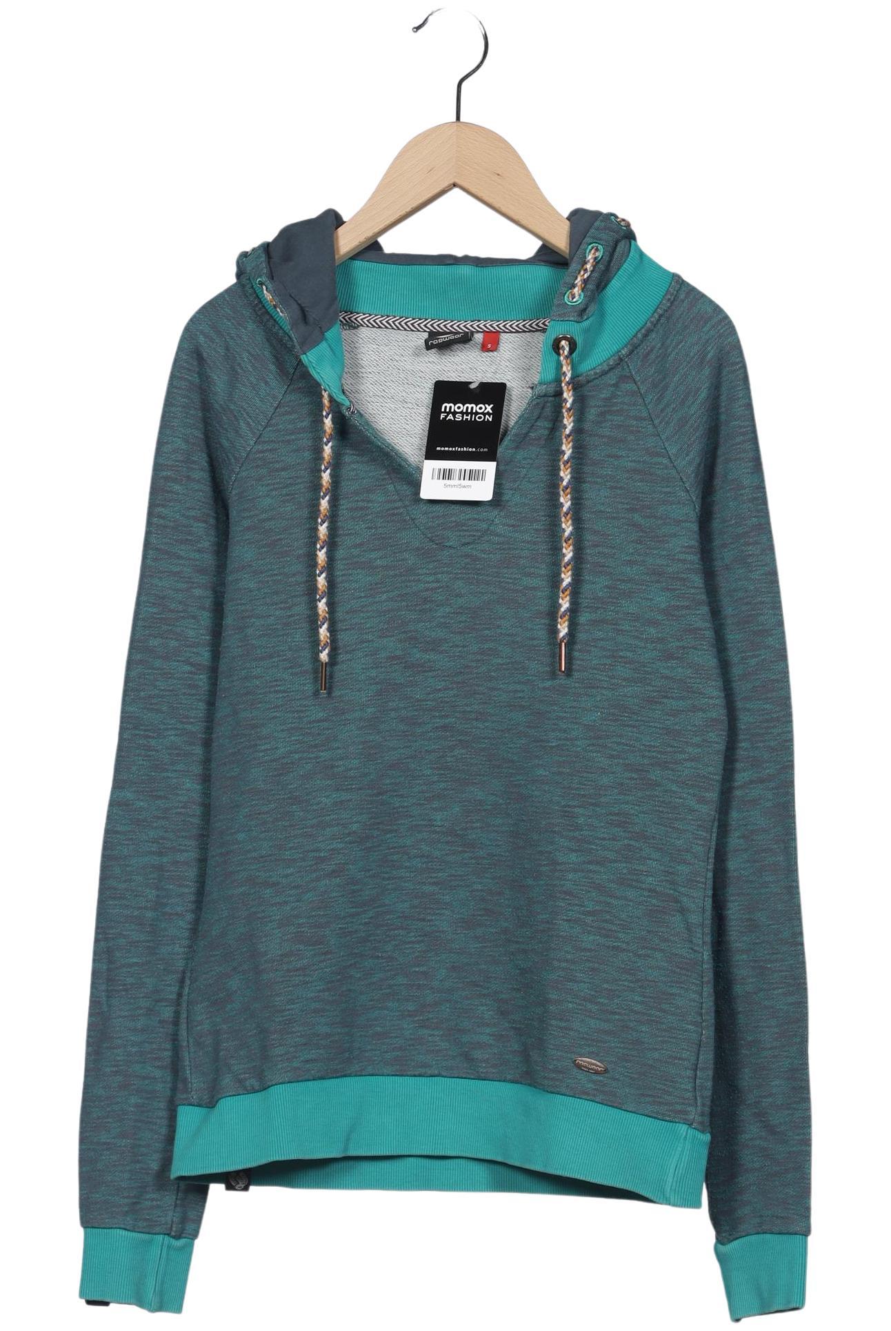 

ragwear Damen Kapuzenpullover, türkis, Gr. 36