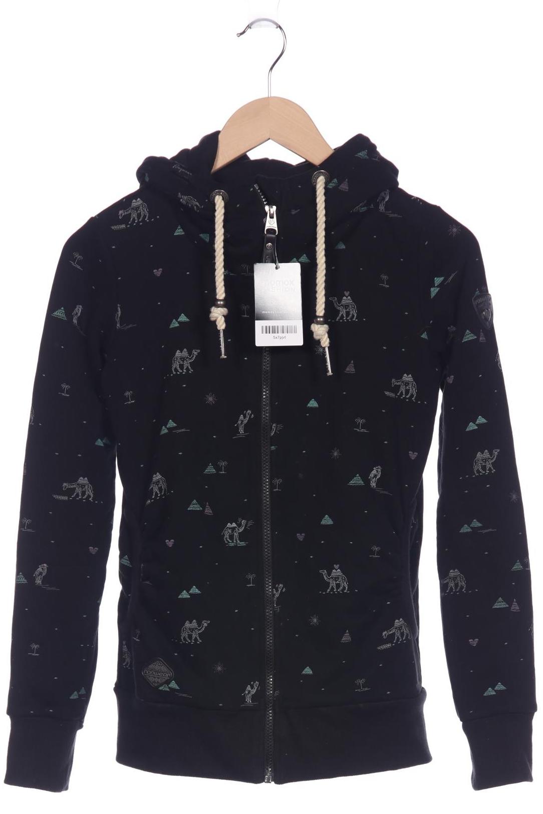 

ragwear Damen Kapuzenpullover, schwarz, Gr. 34
