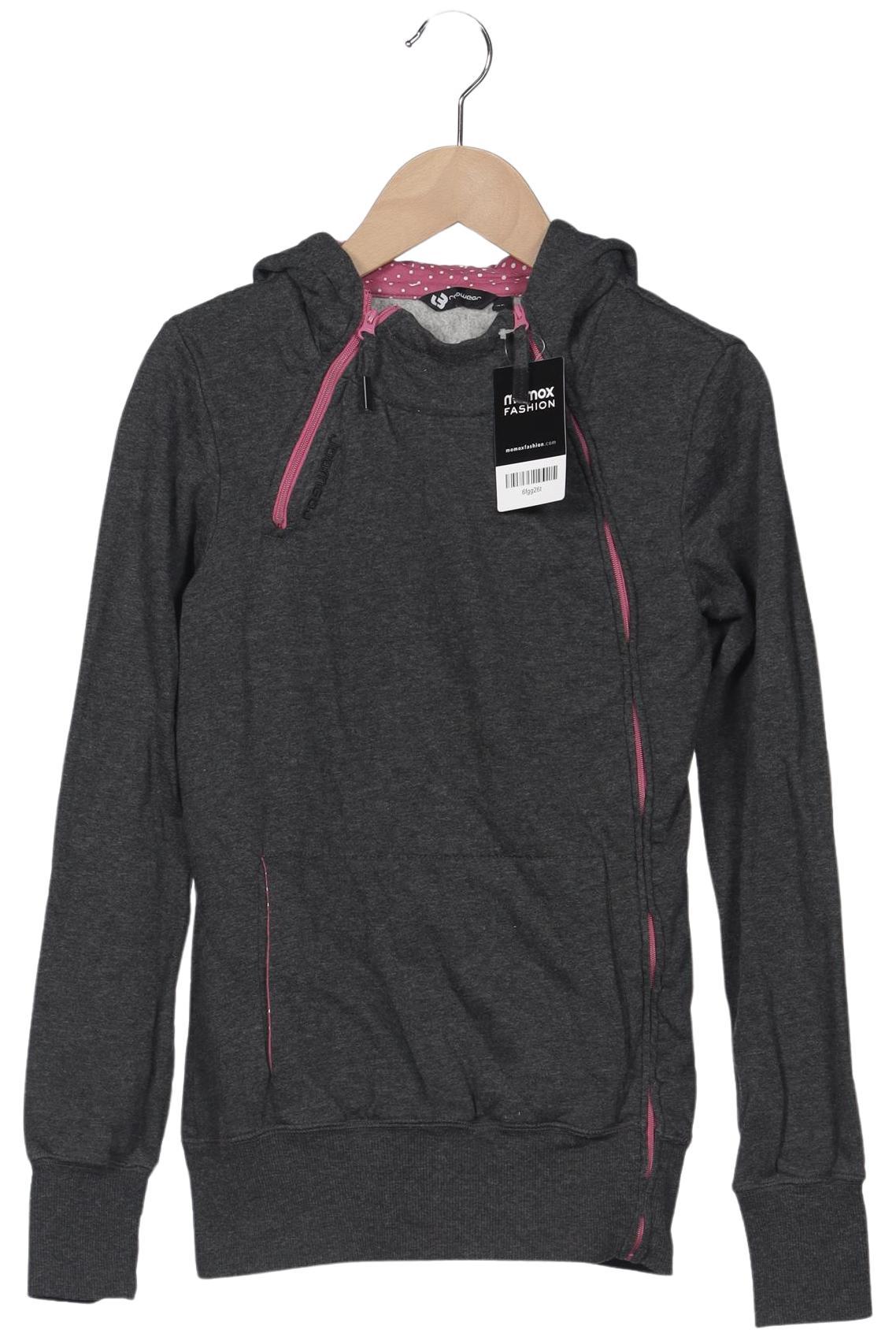 

ragwear Damen Kapuzenpullover, grau, Gr. 34
