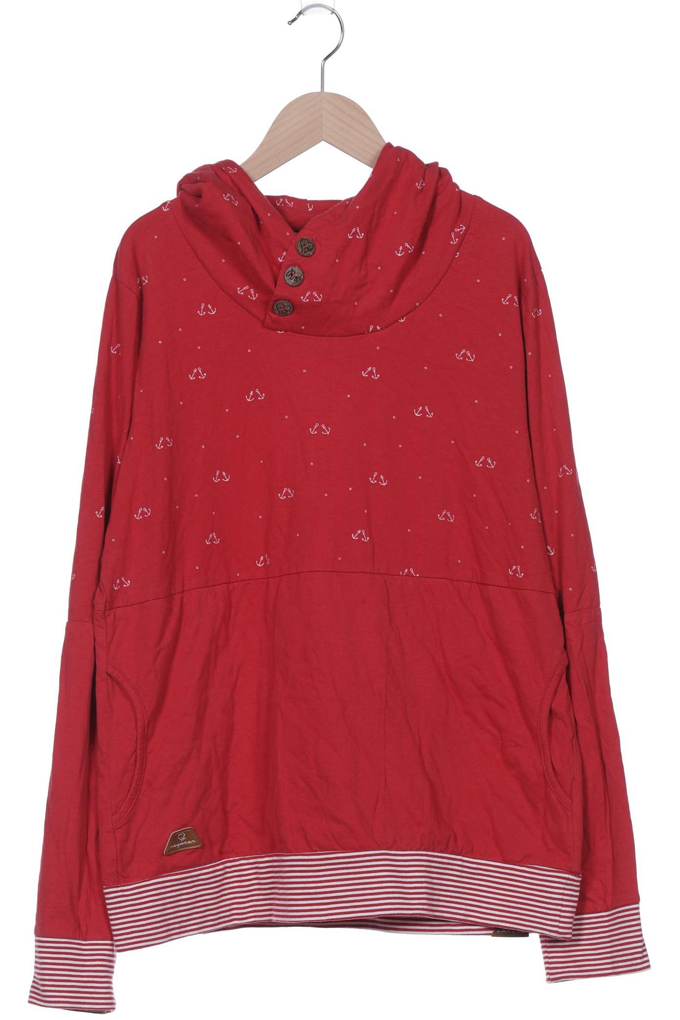 

ragwear Damen Kapuzenpullover, rot, Gr. 46