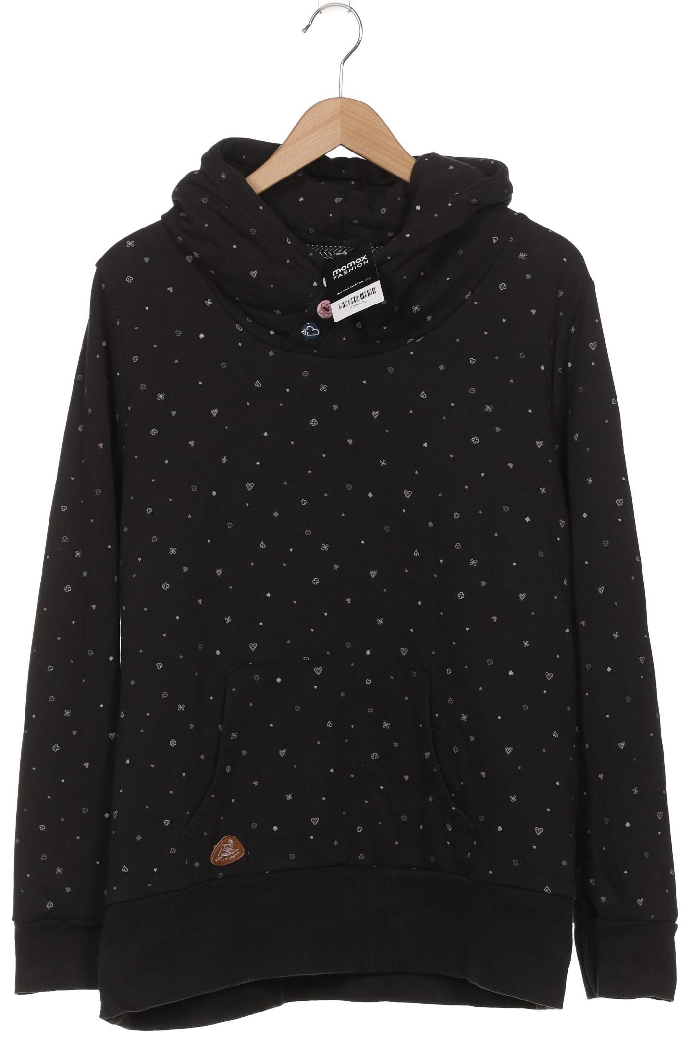 

ragwear Damen Kapuzenpullover, schwarz, Gr. 46
