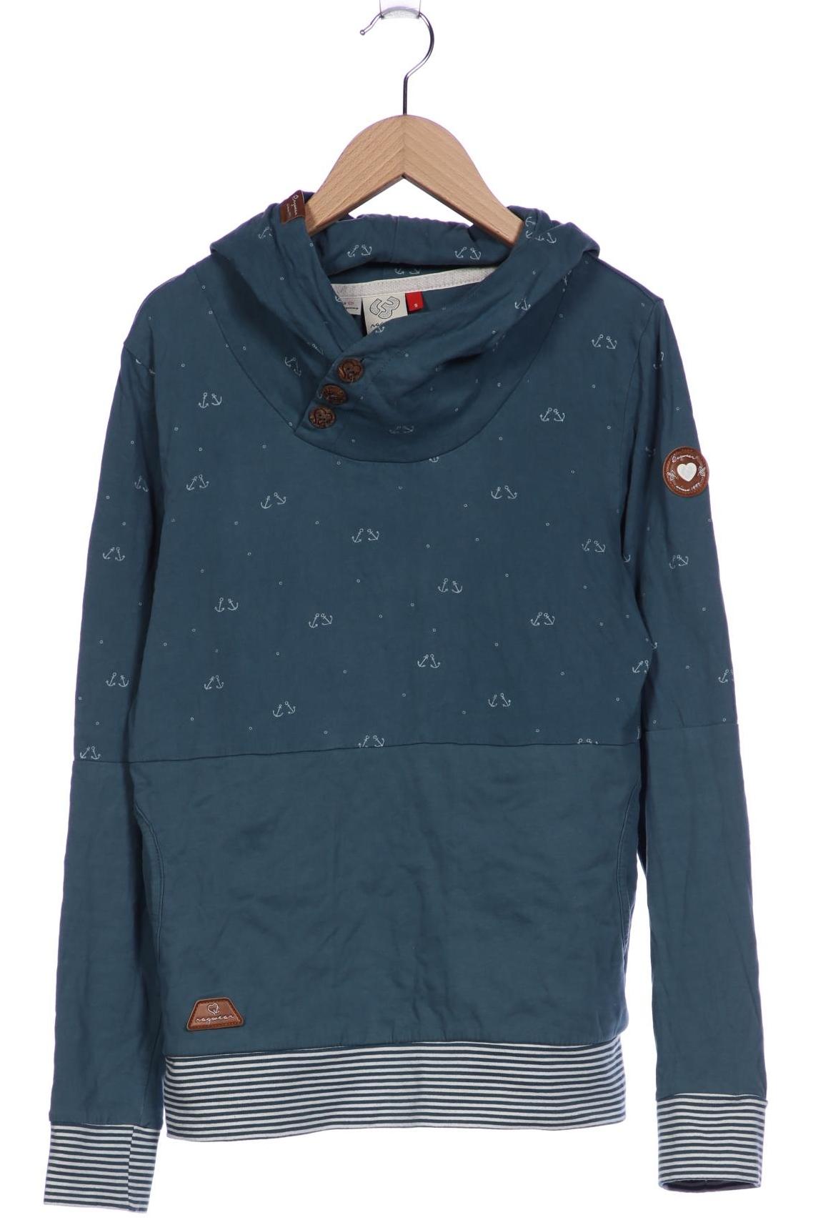 

ragwear Damen Kapuzenpullover, türkis, Gr. 36
