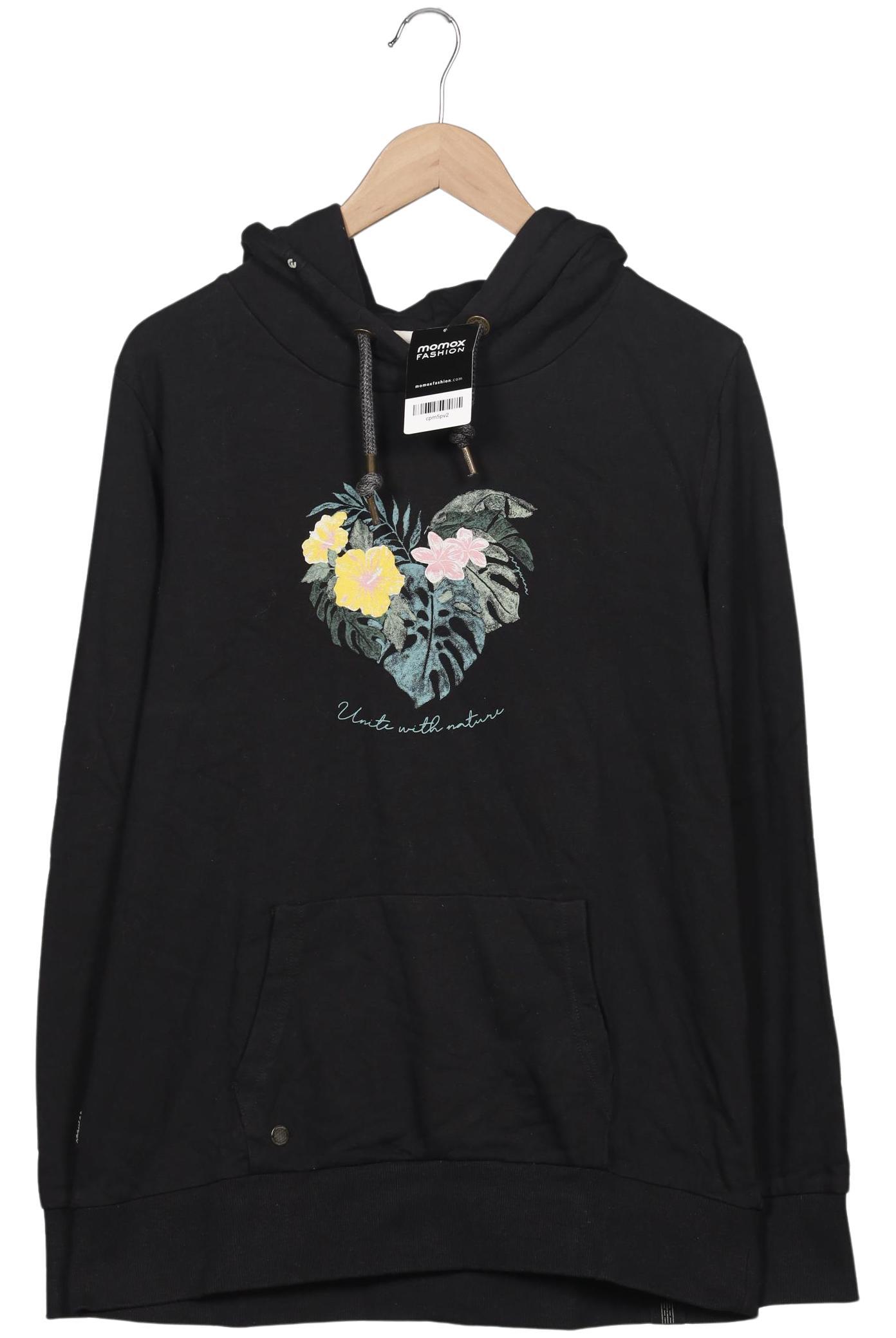 

ragwear Damen Kapuzenpullover, schwarz, Gr. 46