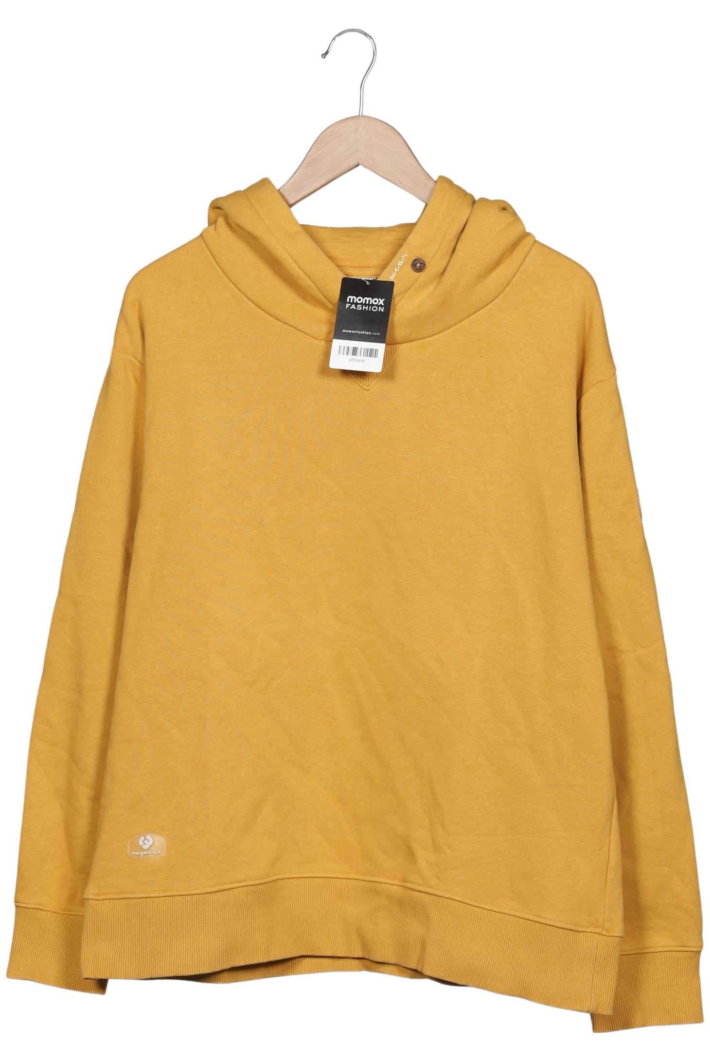 

ragwear Damen Kapuzenpullover, gelb, Gr. 46