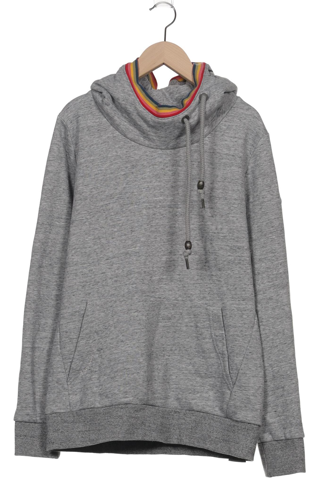

ragwear Damen Kapuzenpullover, grau, Gr. 42