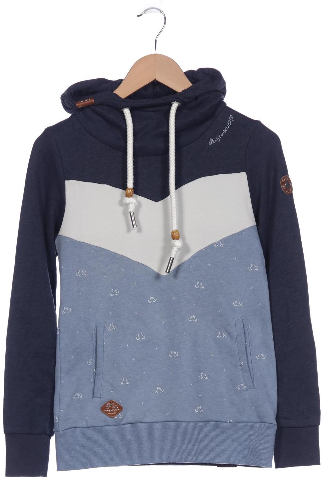 

ragwear Damen Kapuzenpullover, blau, Gr. 36