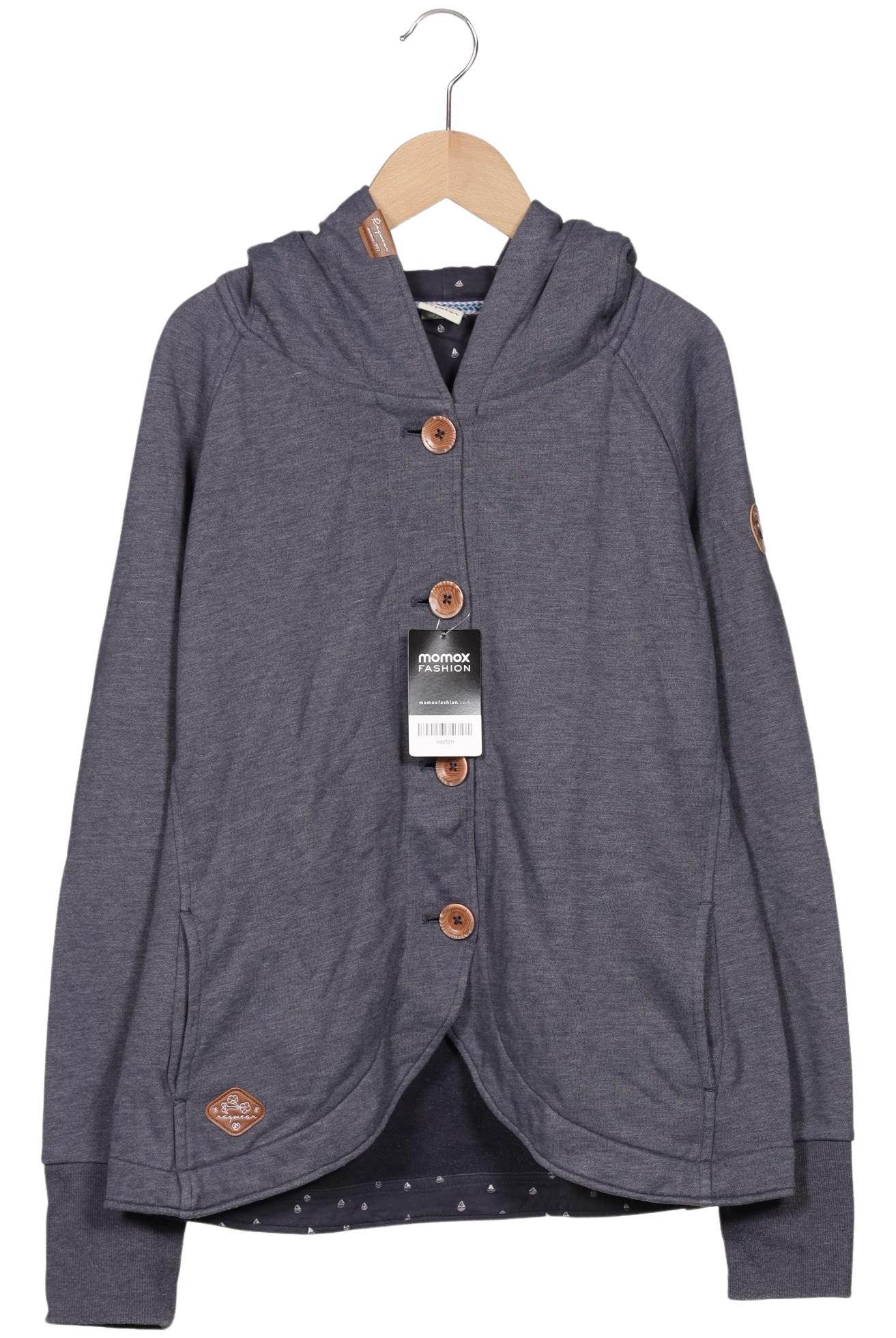 

ragwear Damen Kapuzenpullover, grau, Gr. 38