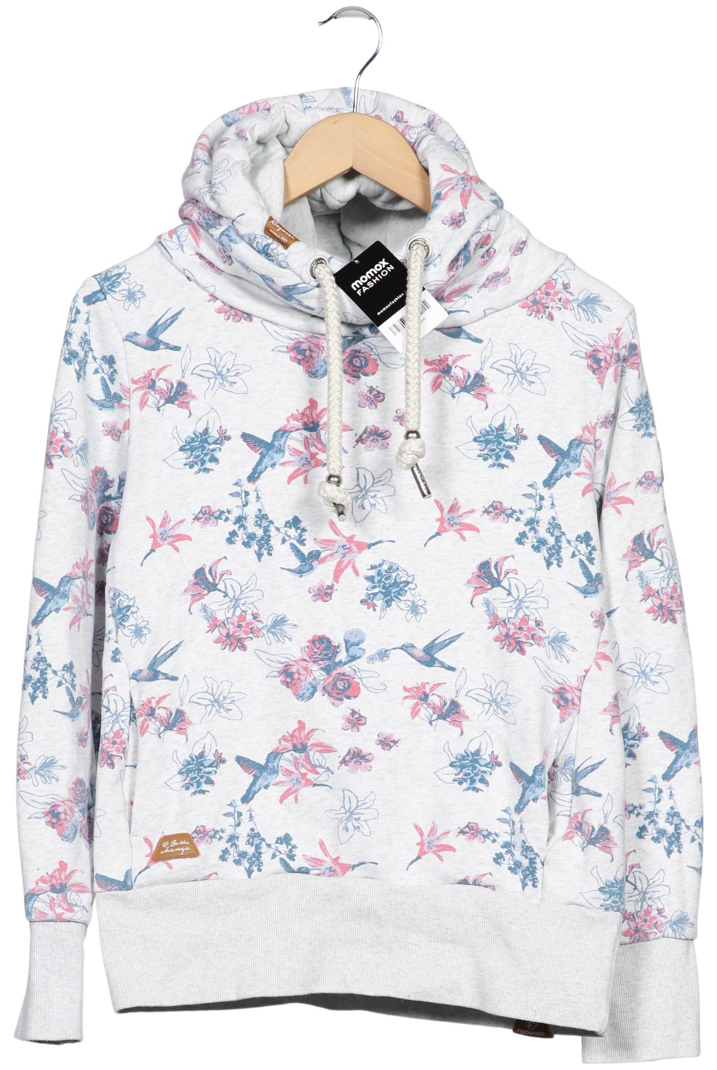 

ragwear Damen Kapuzenpullover, weiß, Gr. 38