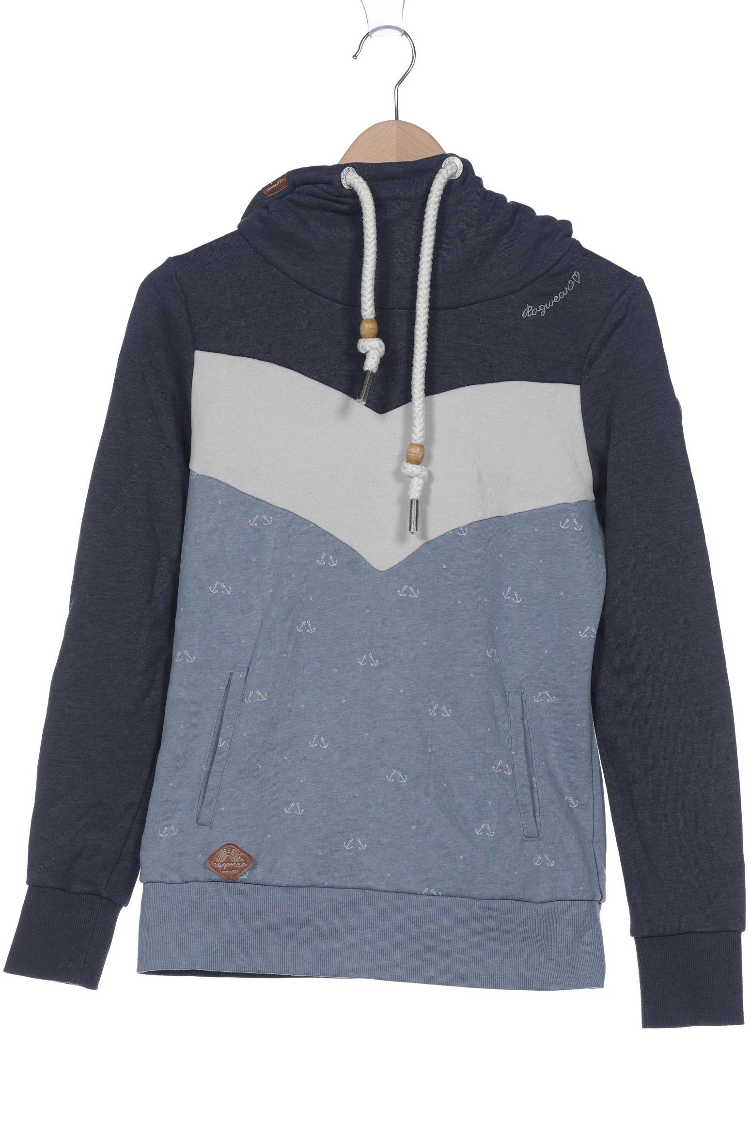 

ragwear Damen Kapuzenpullover, blau, Gr. 38