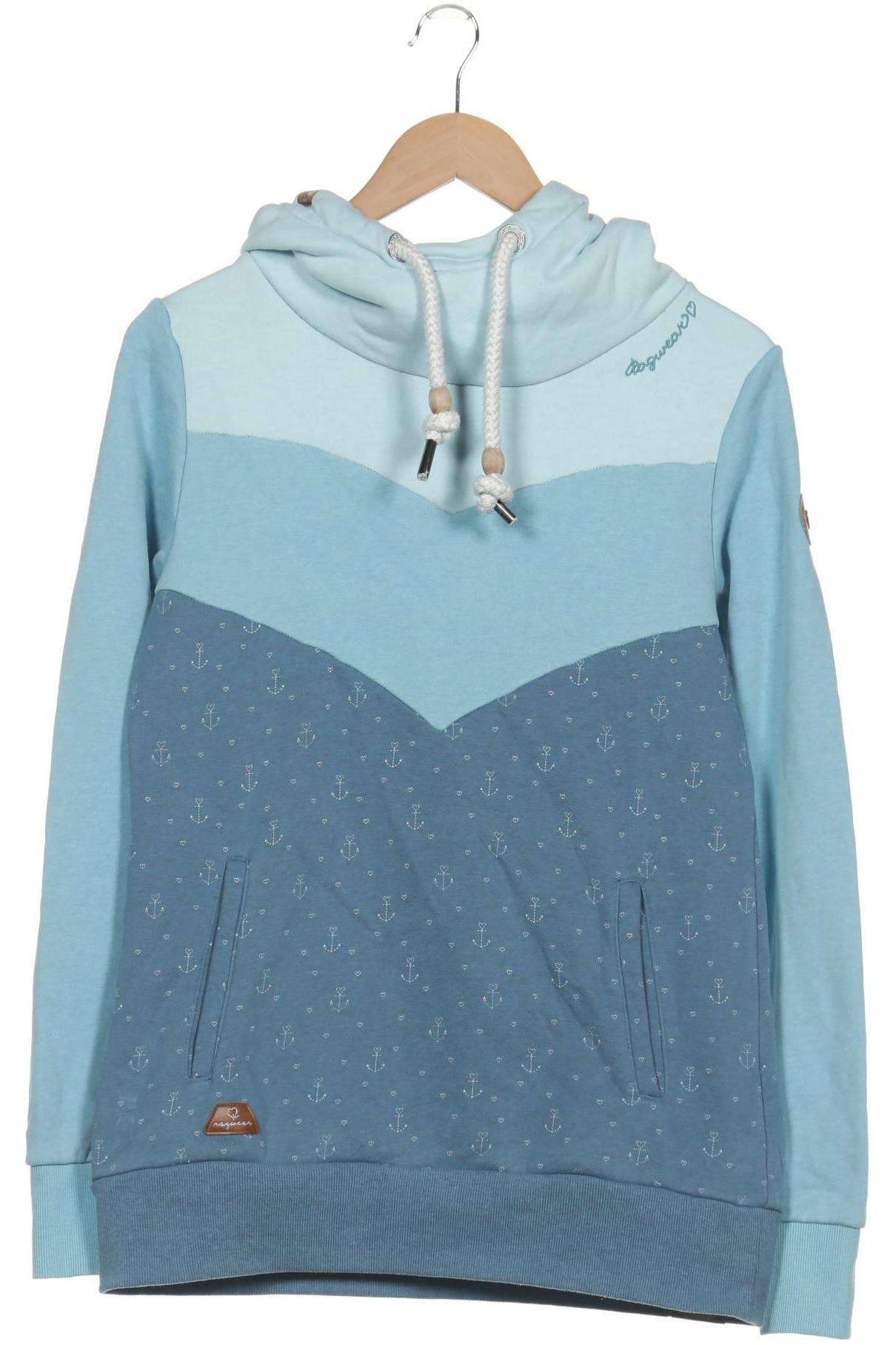 

ragwear Damen Kapuzenpullover, blau, Gr. 42