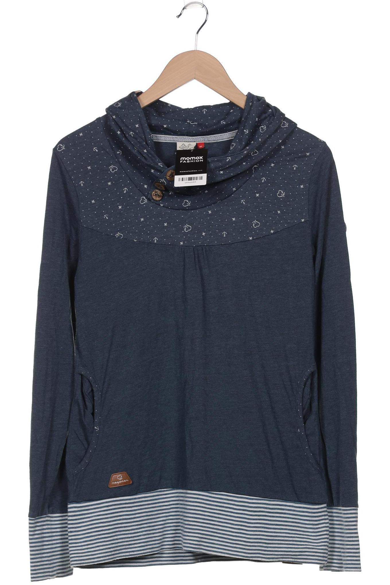 

ragwear Damen Kapuzenpullover, blau, Gr. 38