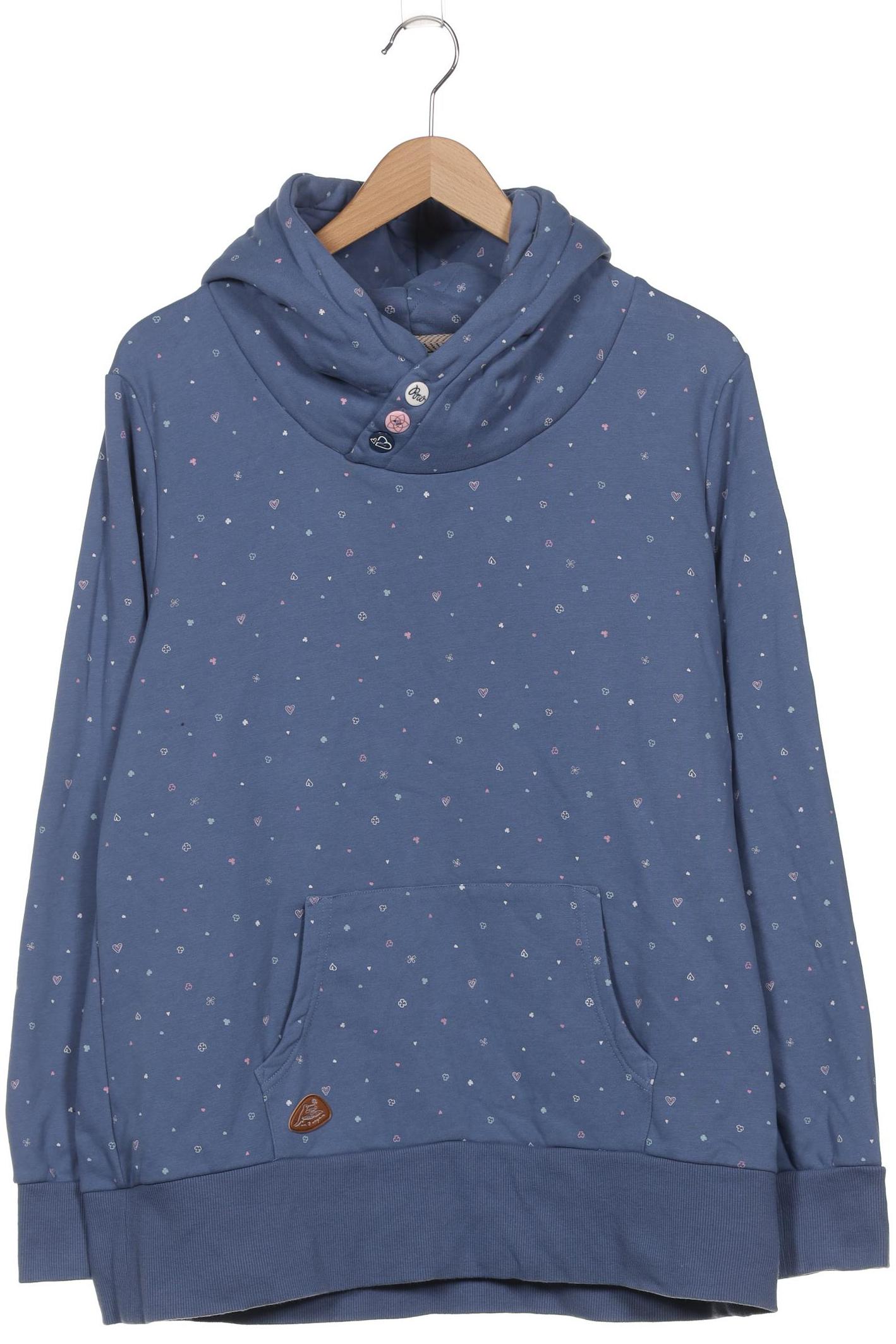 

ragwear Damen Kapuzenpullover, blau, Gr. 46