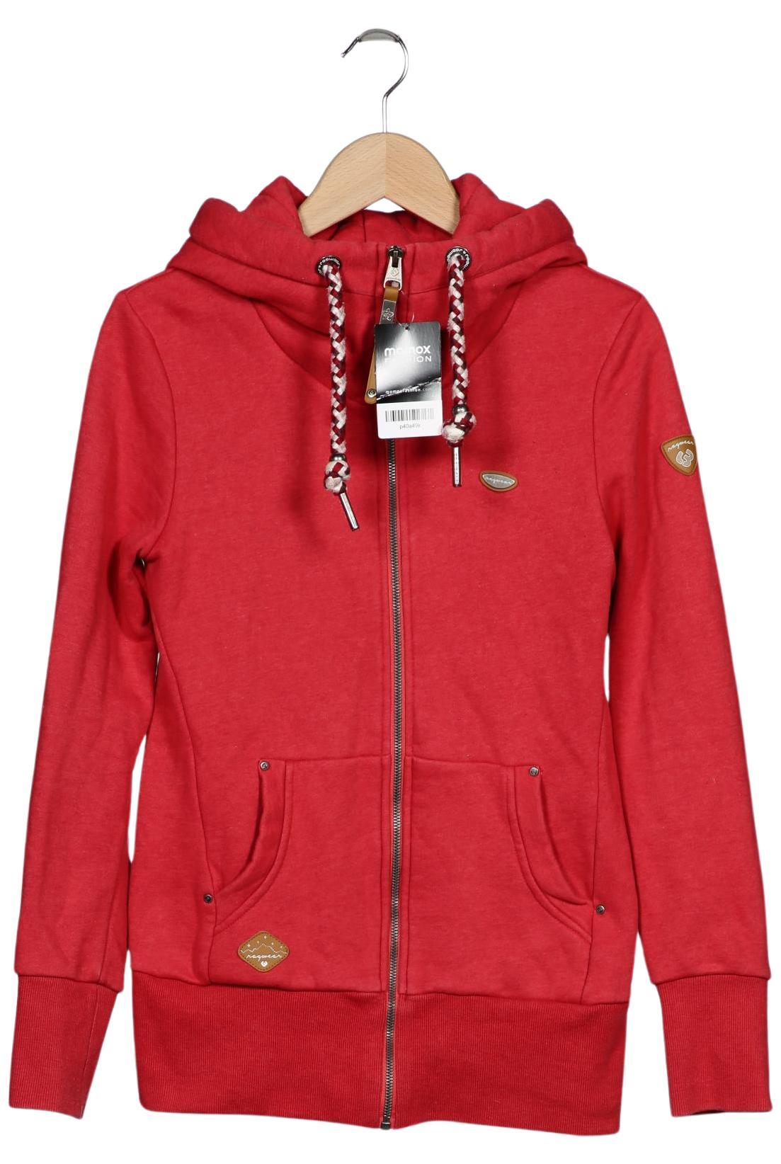 

ragwear Damen Kapuzenpullover, rot, Gr. 36