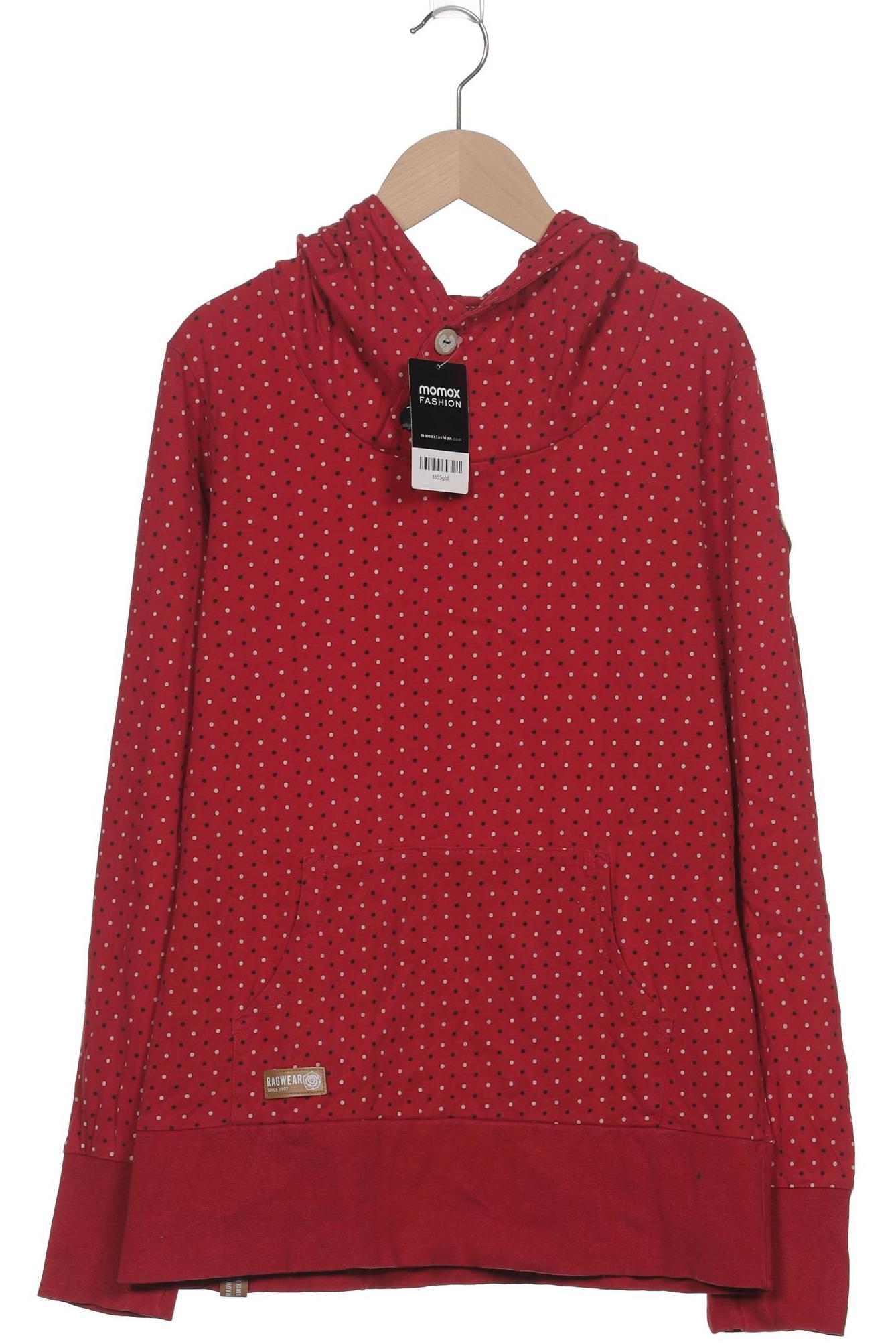 

ragwear Damen Kapuzenpullover, rot, Gr. 38