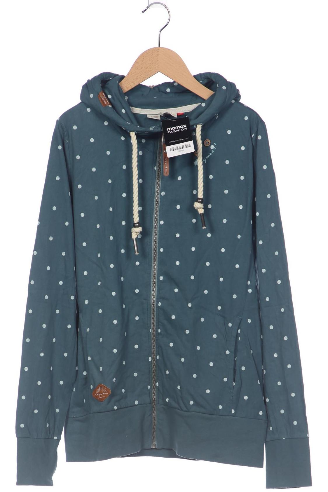

ragwear Damen Kapuzenpullover, türkis, Gr. 38