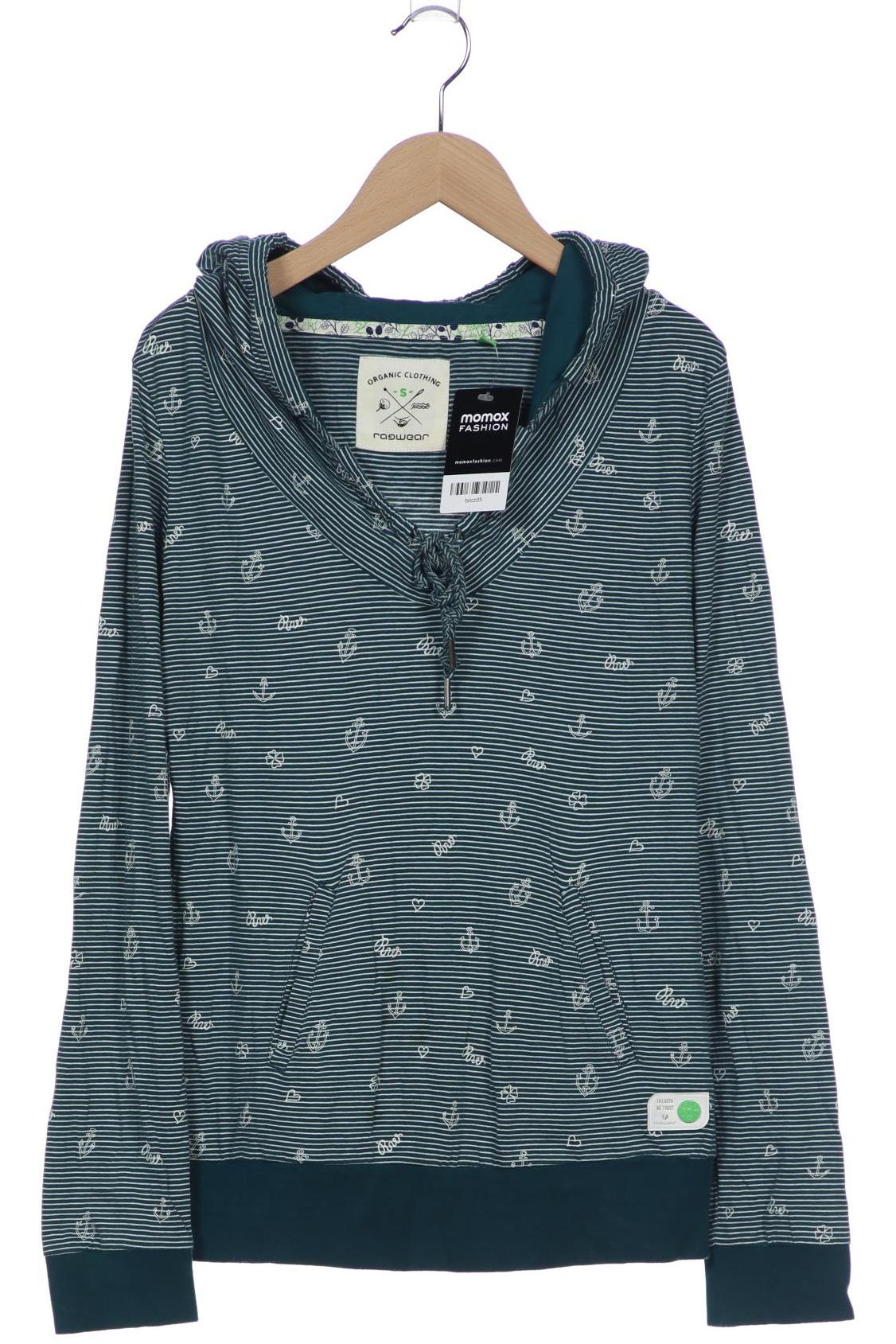 

ragwear Damen Kapuzenpullover, türkis, Gr. 36