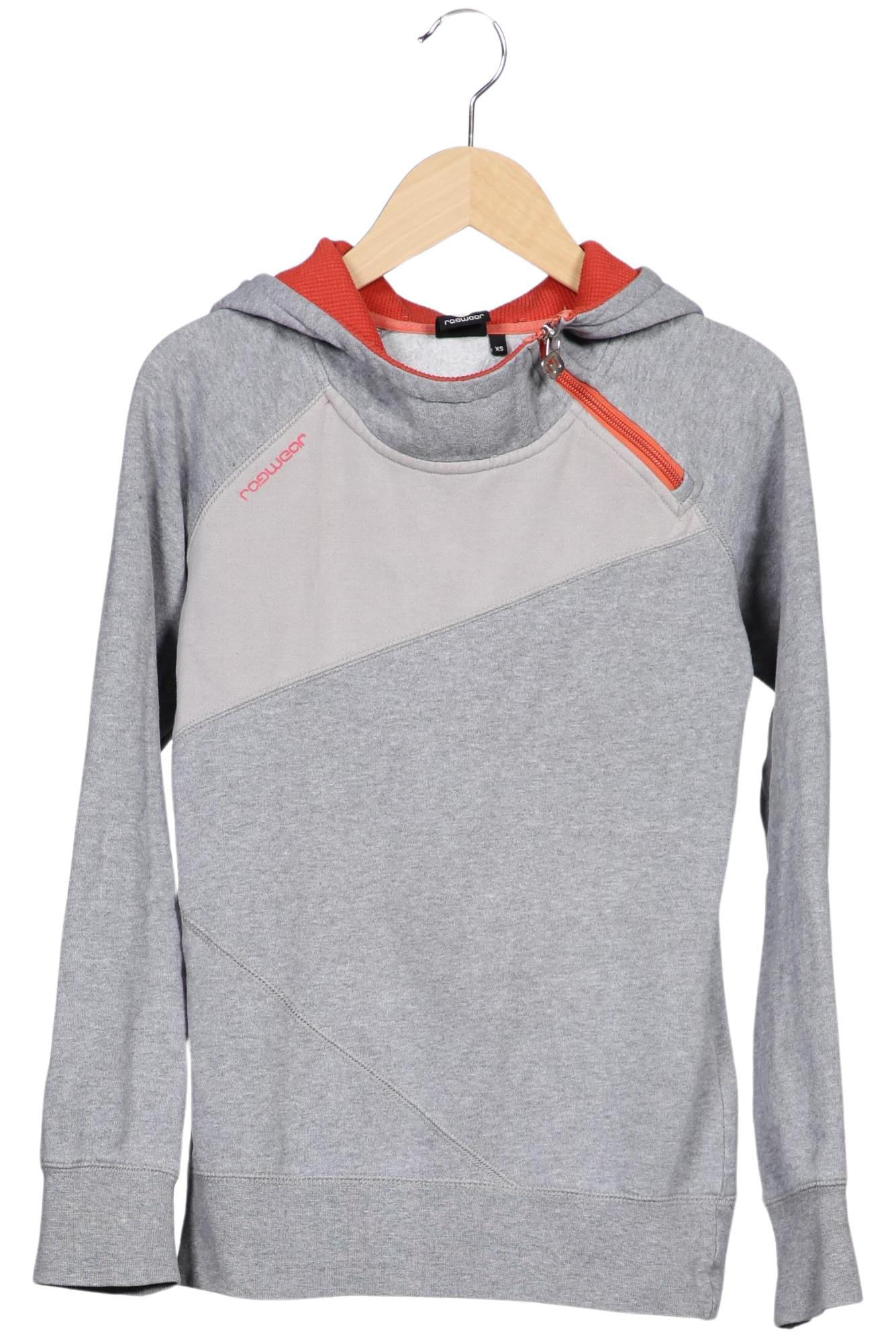 

ragwear Damen Kapuzenpullover, grau, Gr. 34