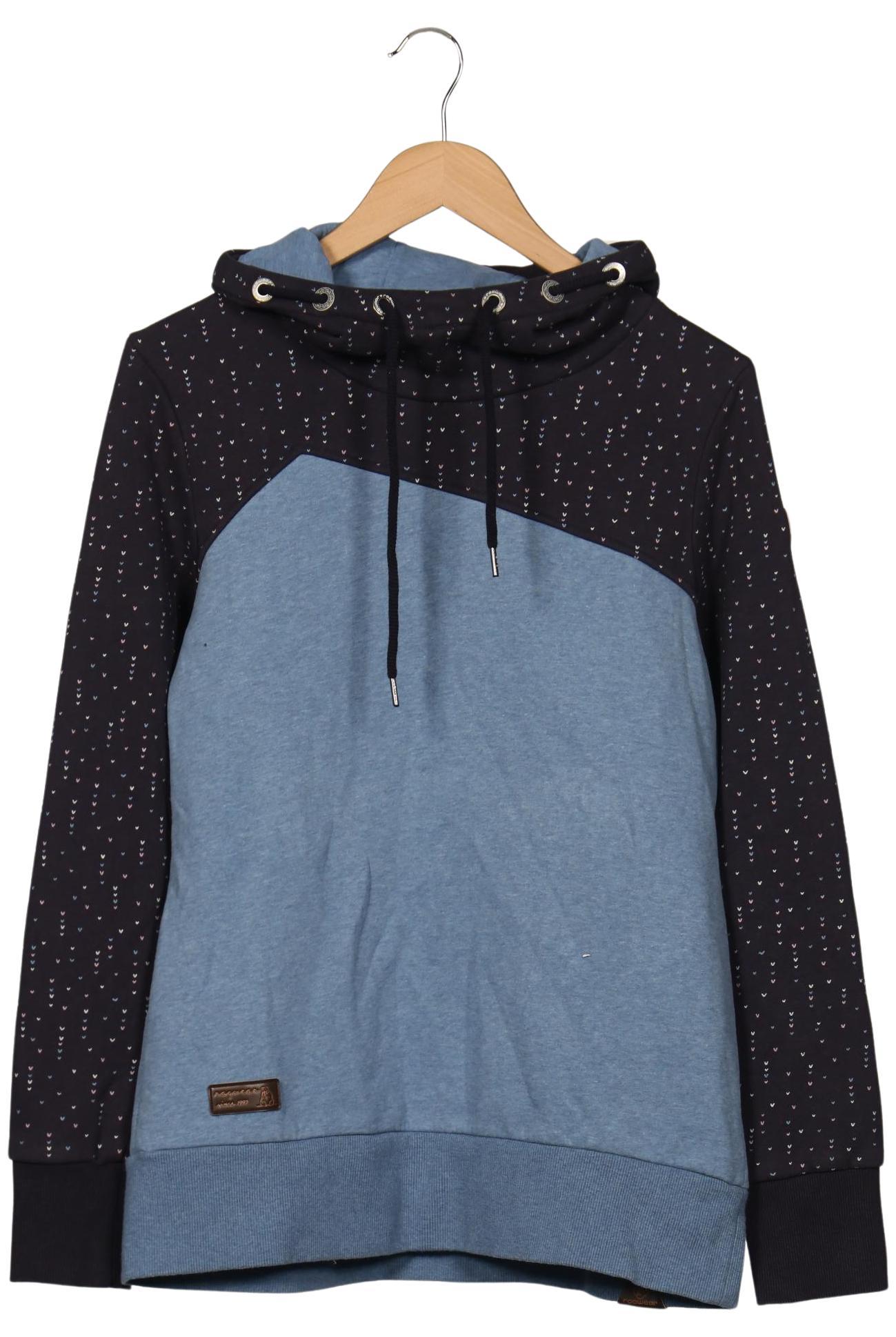 

ragwear Damen Kapuzenpullover, blau, Gr. 42