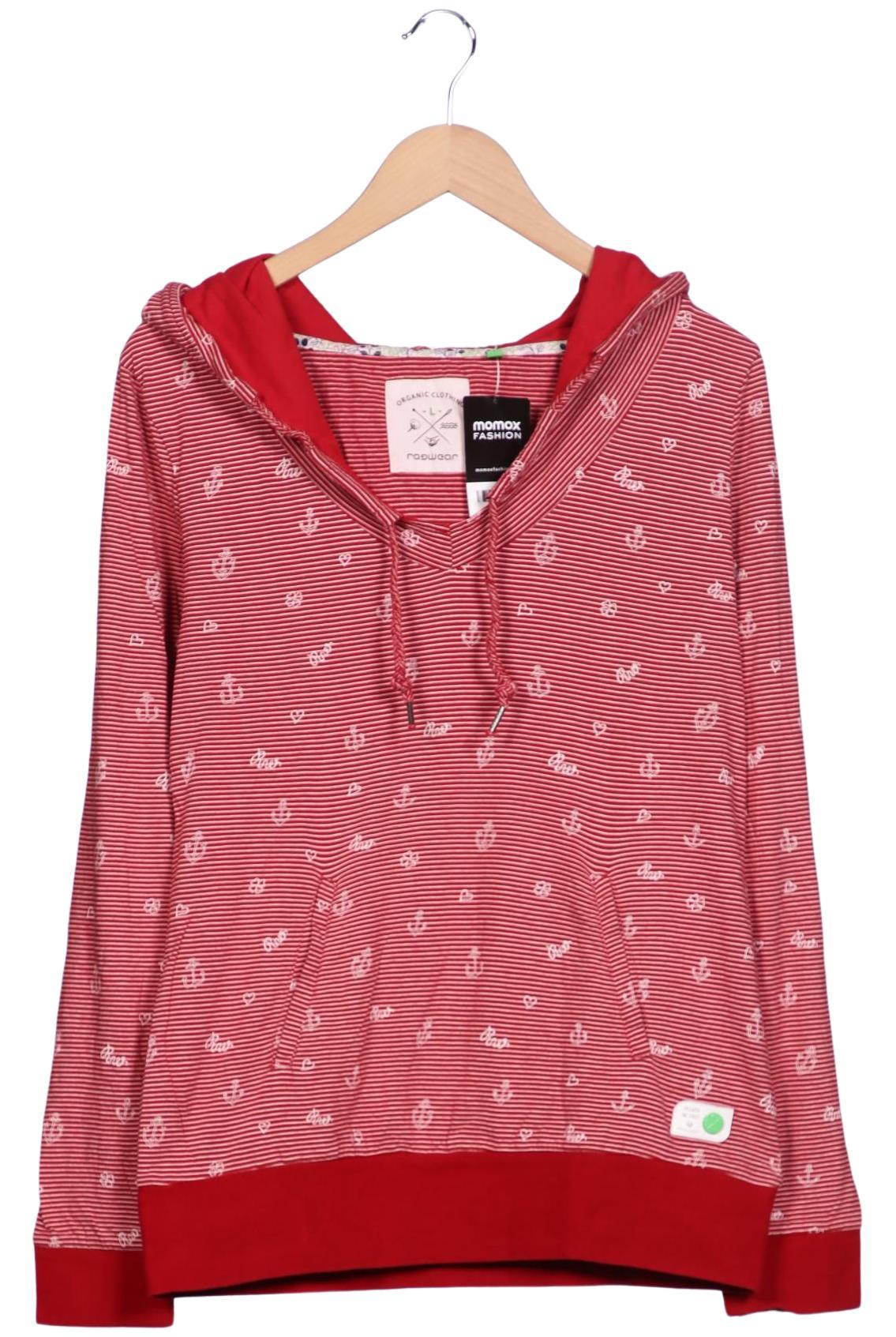 

ragwear Damen Kapuzenpullover, rot, Gr. 38