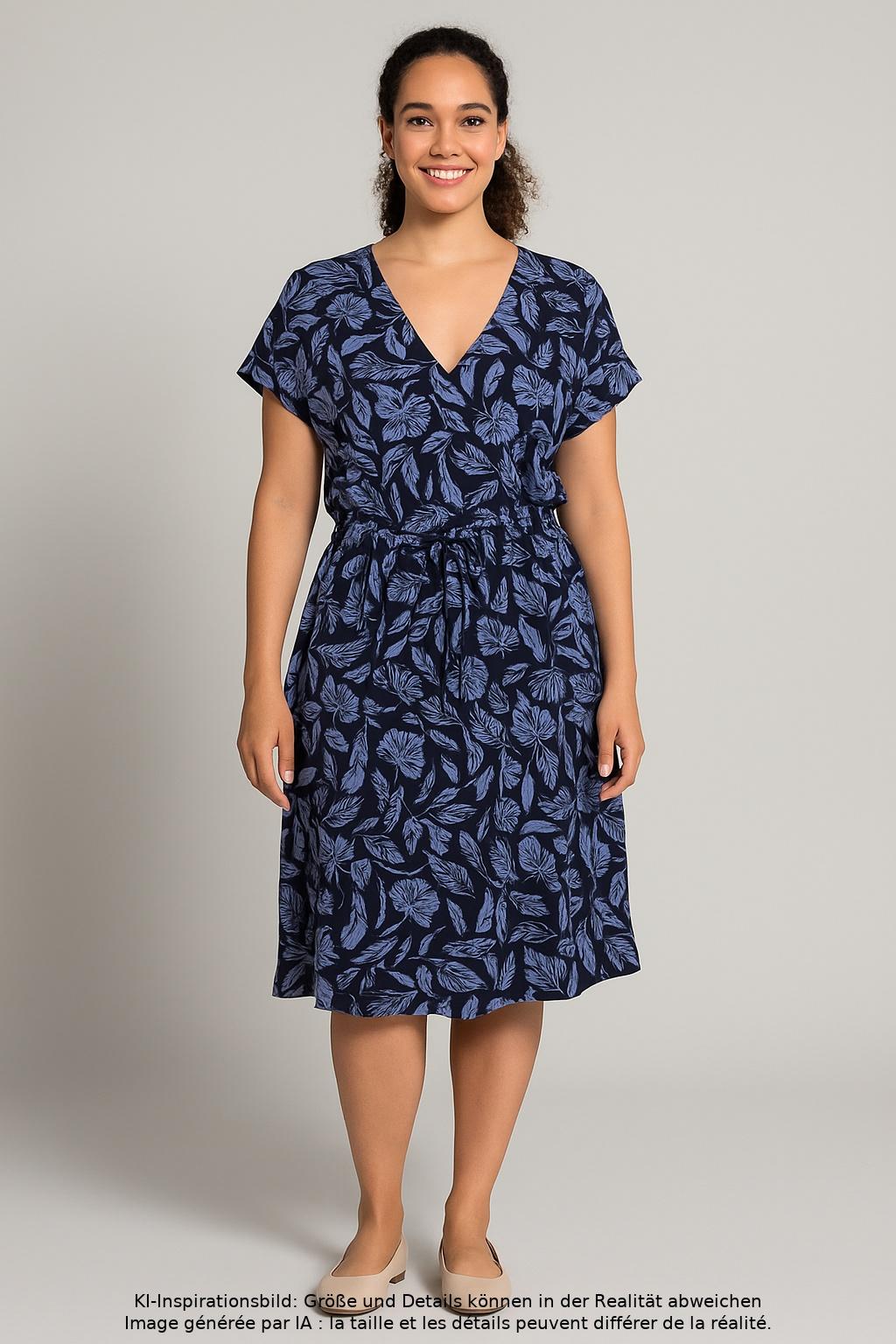 

ragwear Damen Kleid, marineblau, Gr. 38