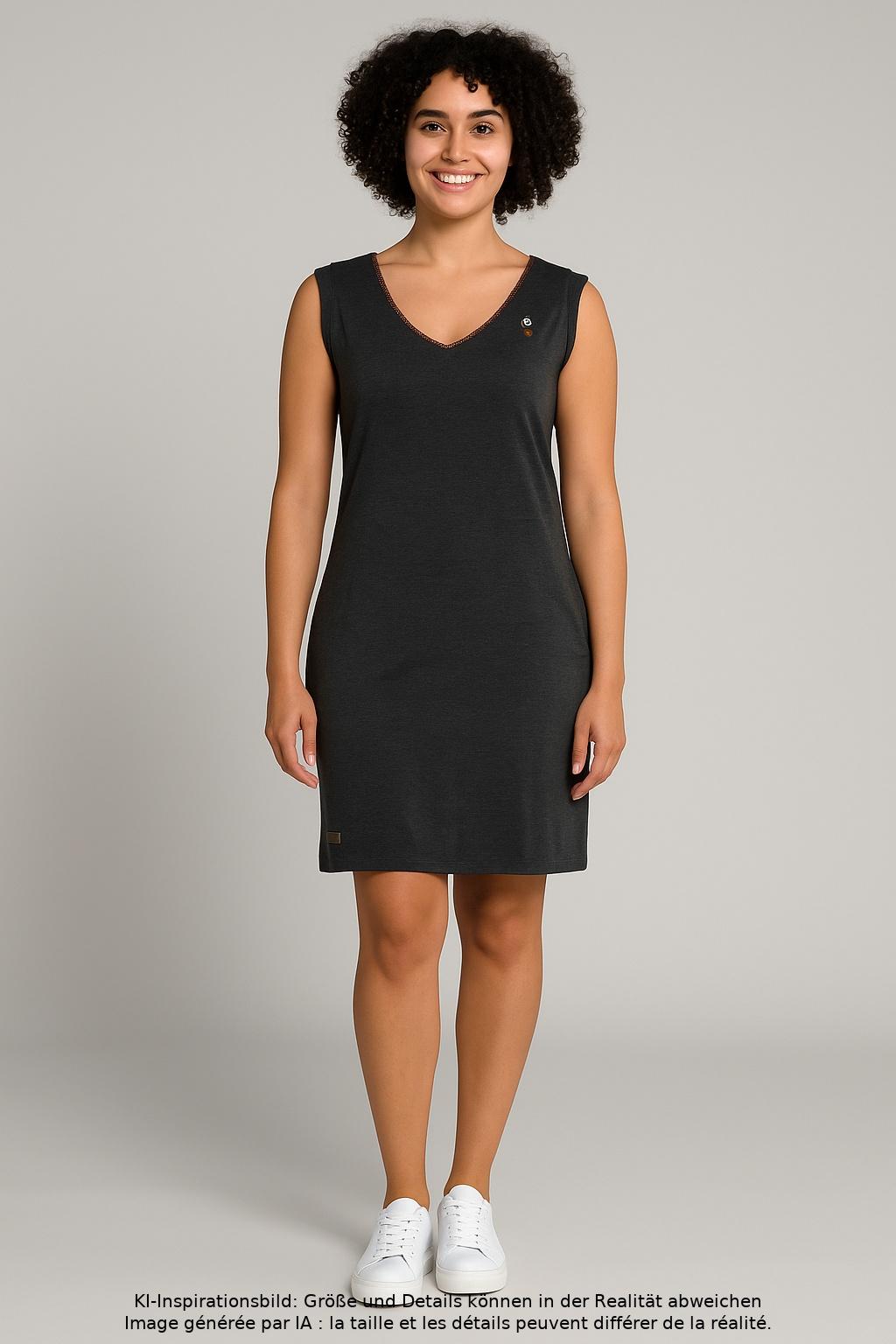 

ragwear Damen Kleid, grau, Gr. 38