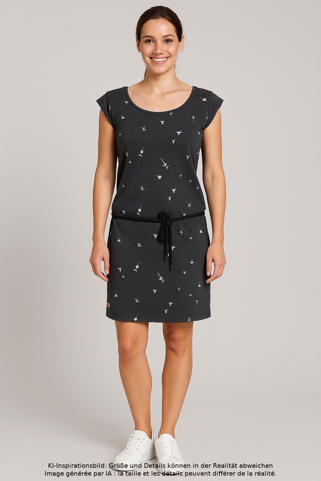 

ragwear Damen Kleid, grau, Gr. 38