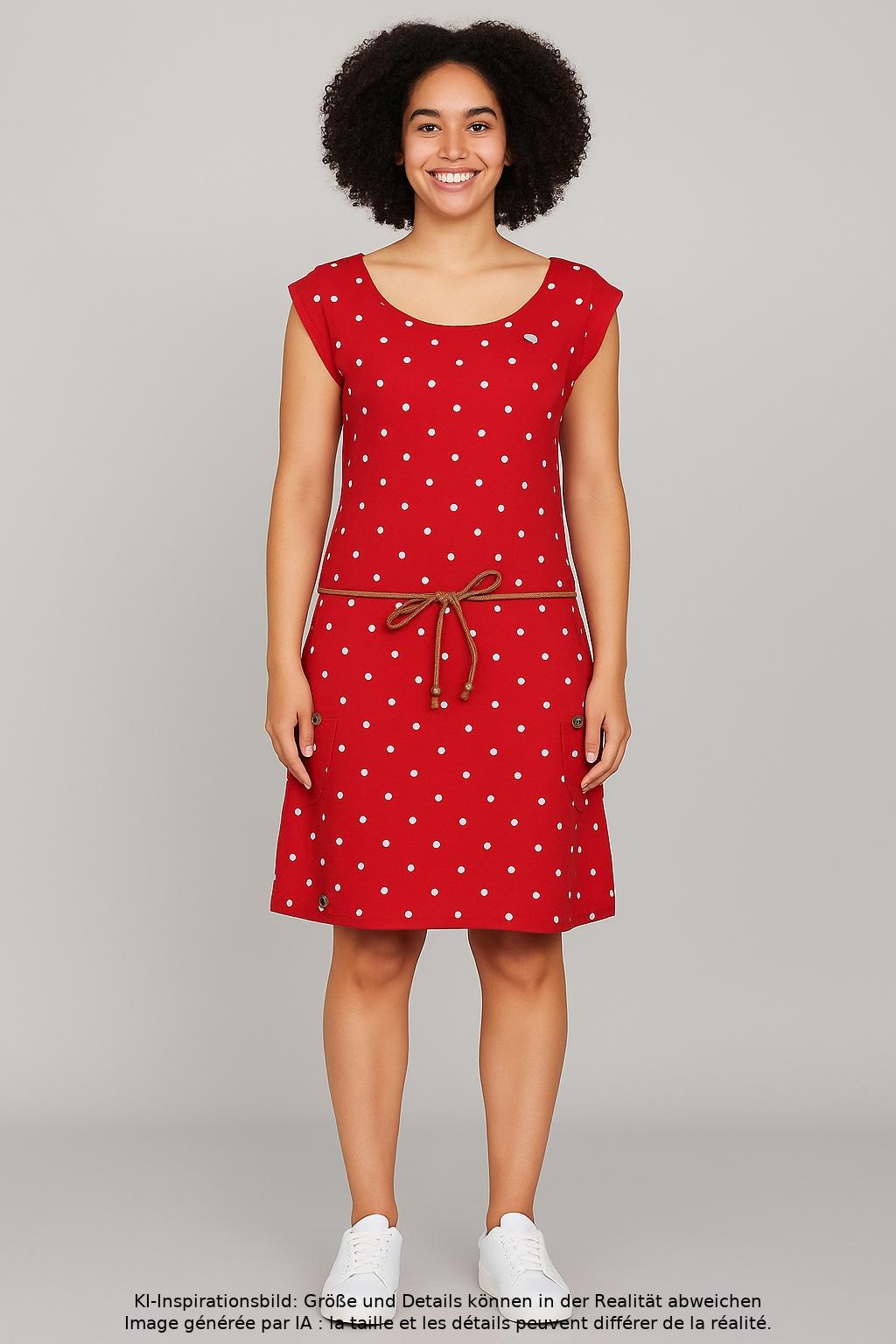 

ragwear Damen Kleid, rot, Gr. 38