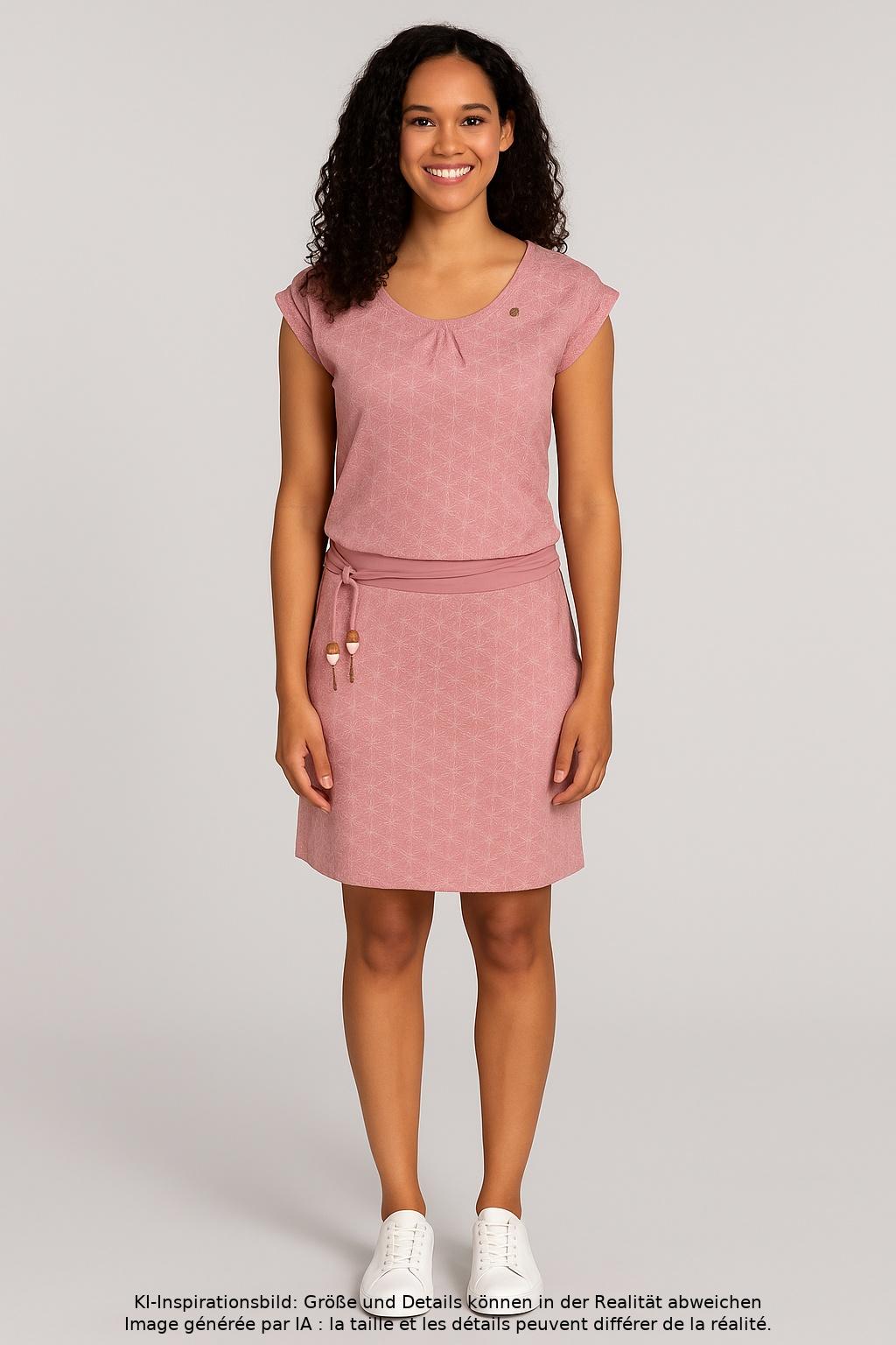 

ragwear Damen Kleid, pink, Gr. 38