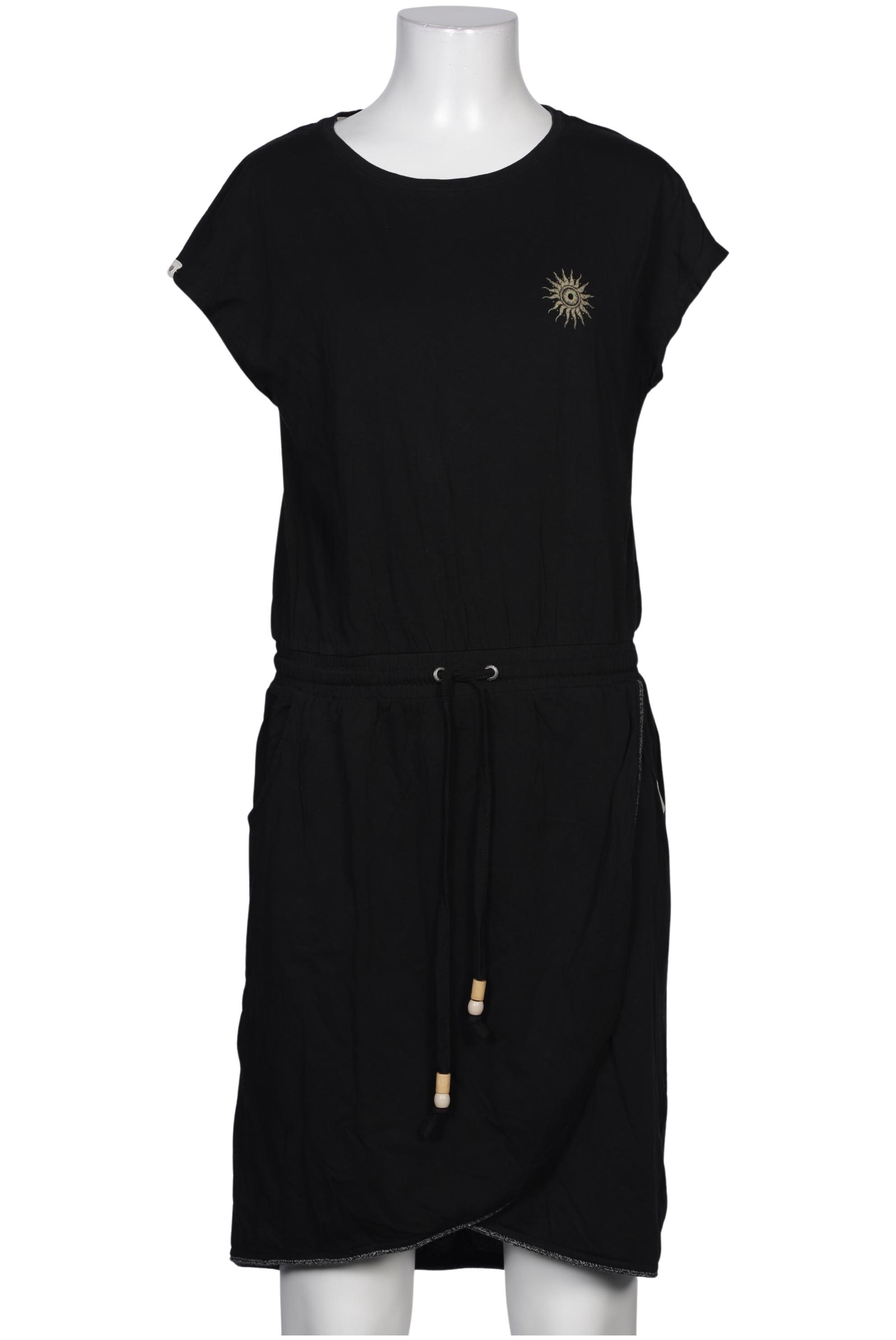 

ragwear Damen Kleid, schwarz, Gr. 38