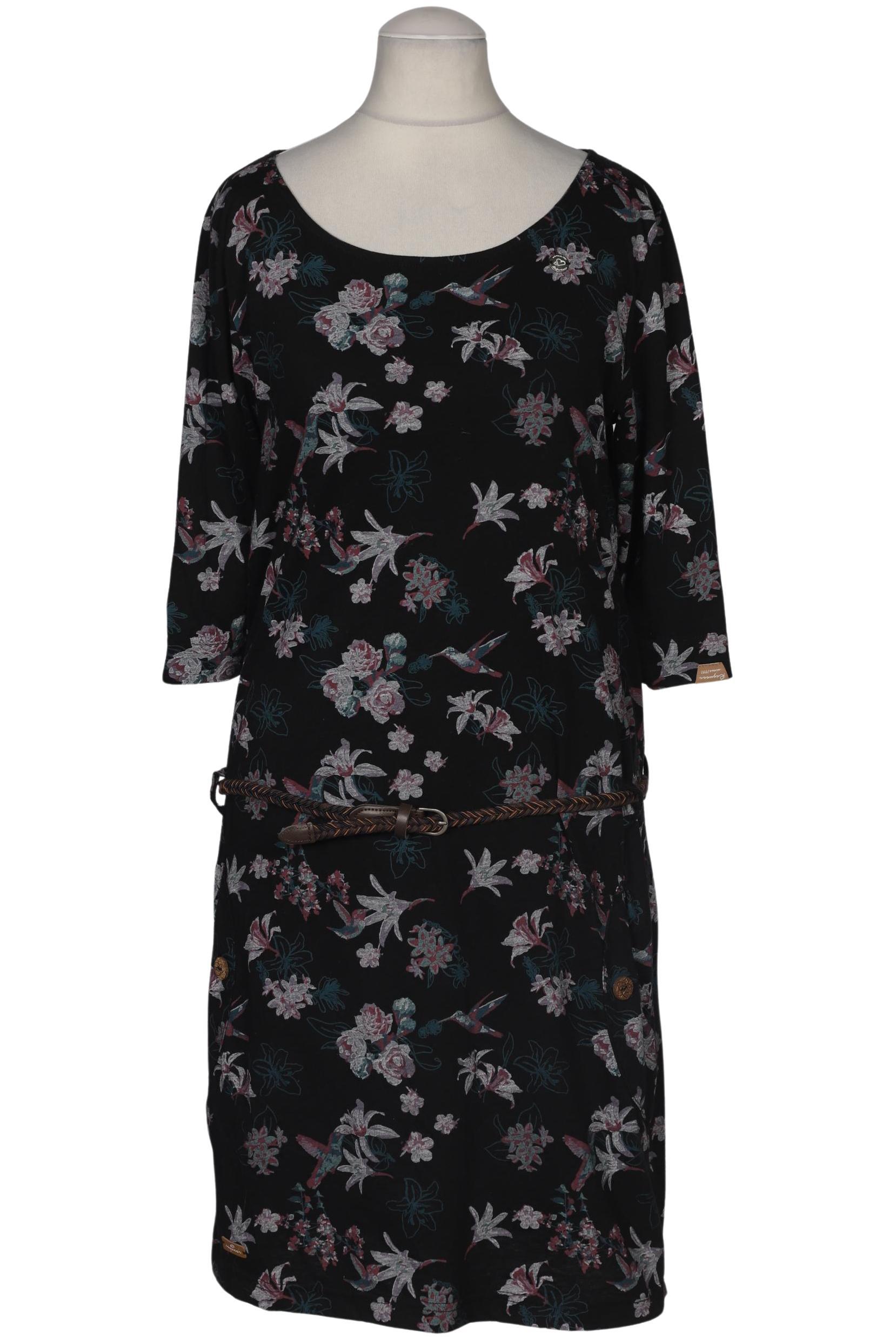 

ragwear Damen Kleid, schwarz, Gr. 38