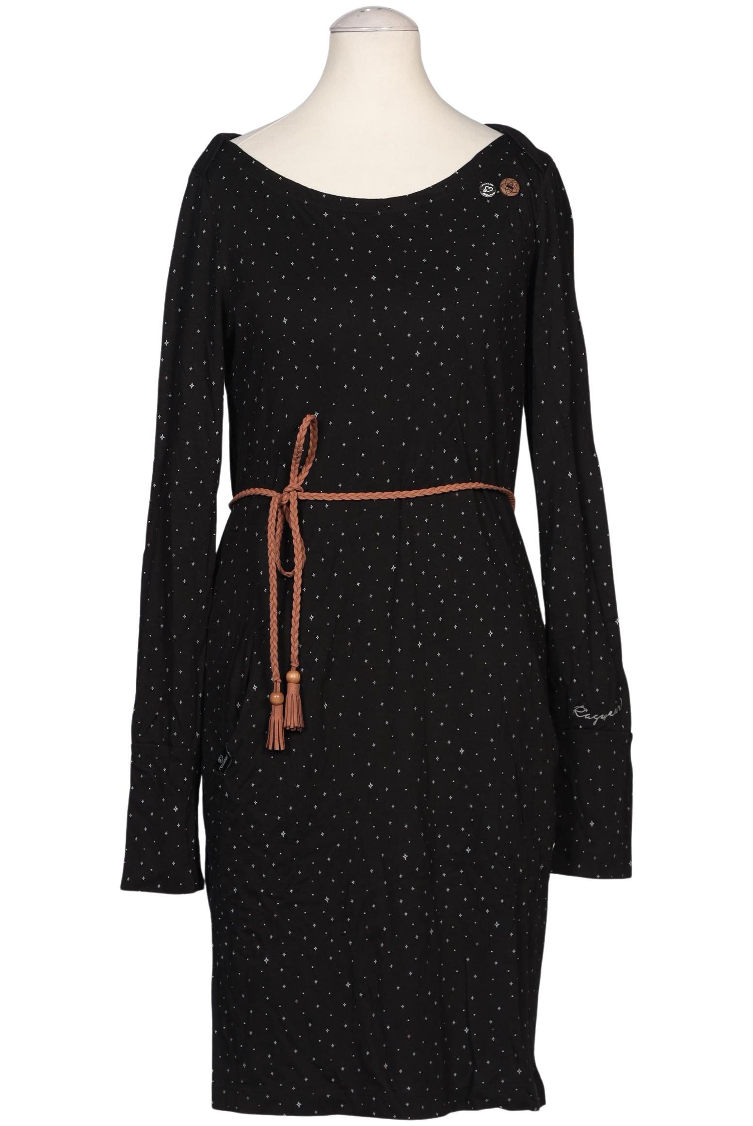 

ragwear Damen Kleid, schwarz, Gr. 36