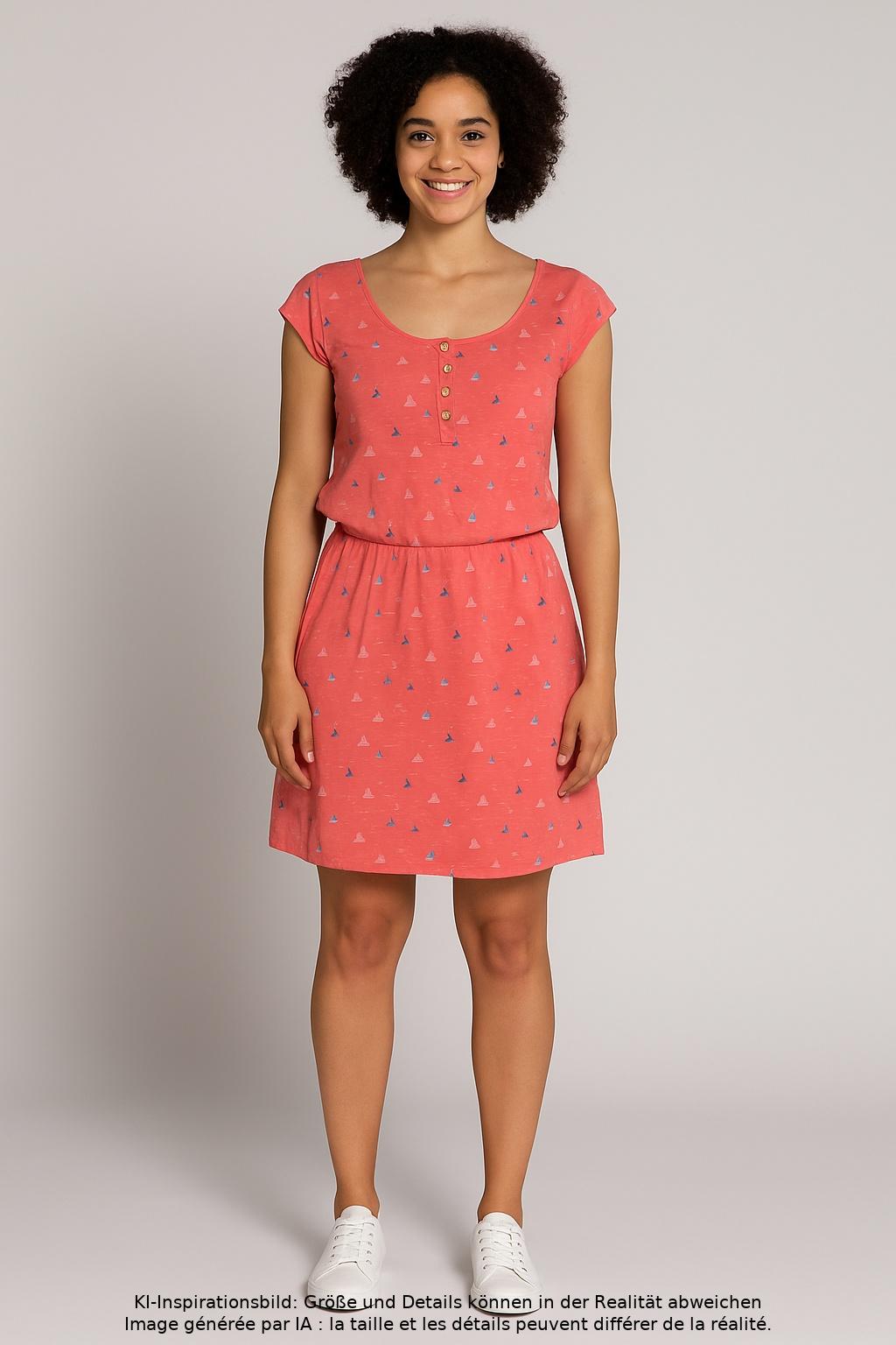 

ragwear Damen Kleid, pink, Gr. 36