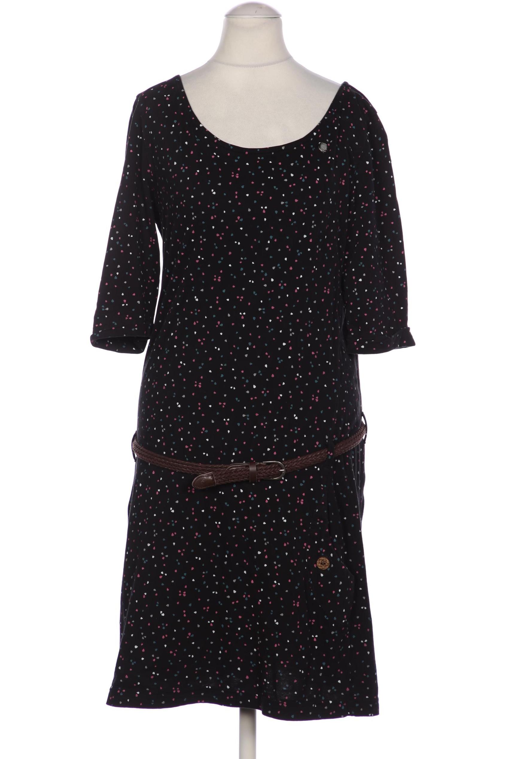 

ragwear Damen Kleid, schwarz, Gr. 36