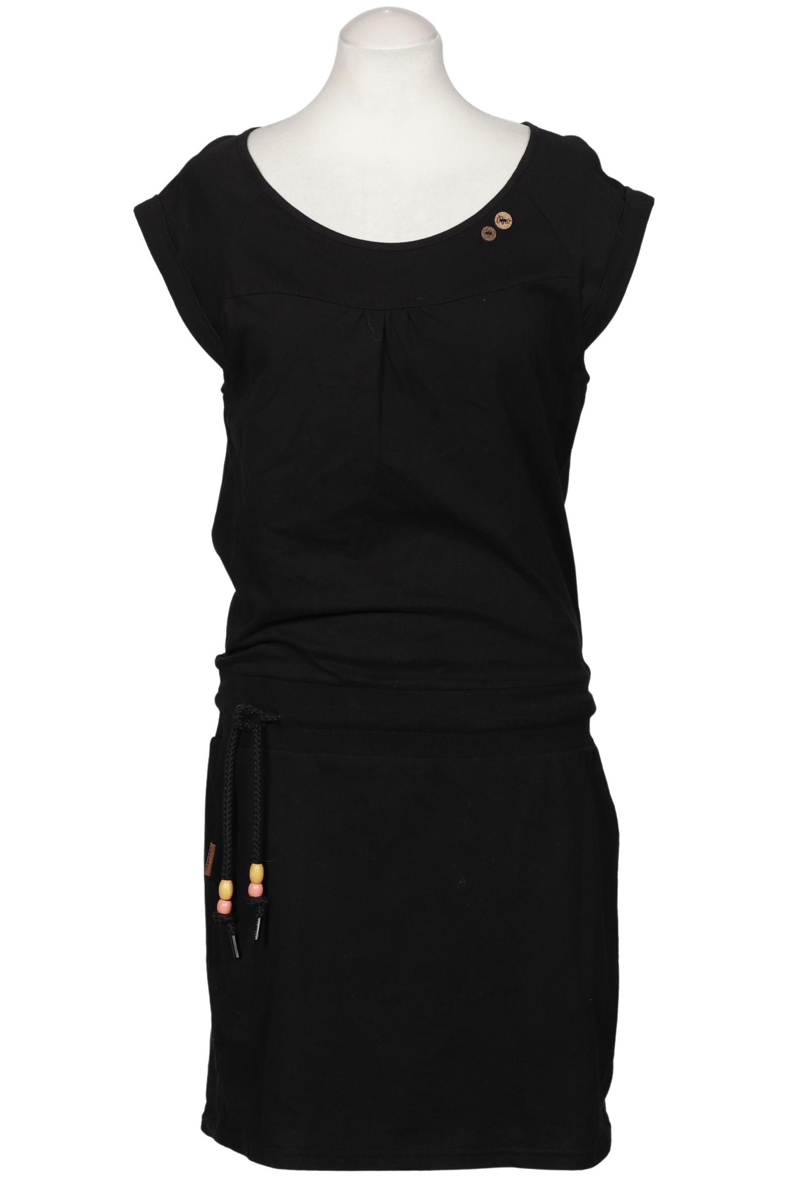 

ragwear Damen Kleid, schwarz, Gr. 38