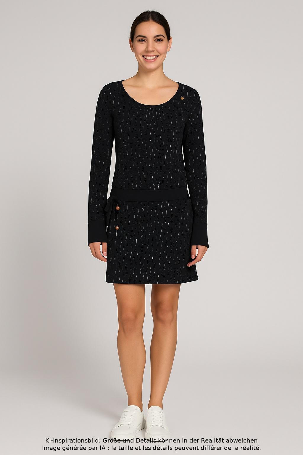 

ragwear Damen Kleid, marineblau, Gr. 34