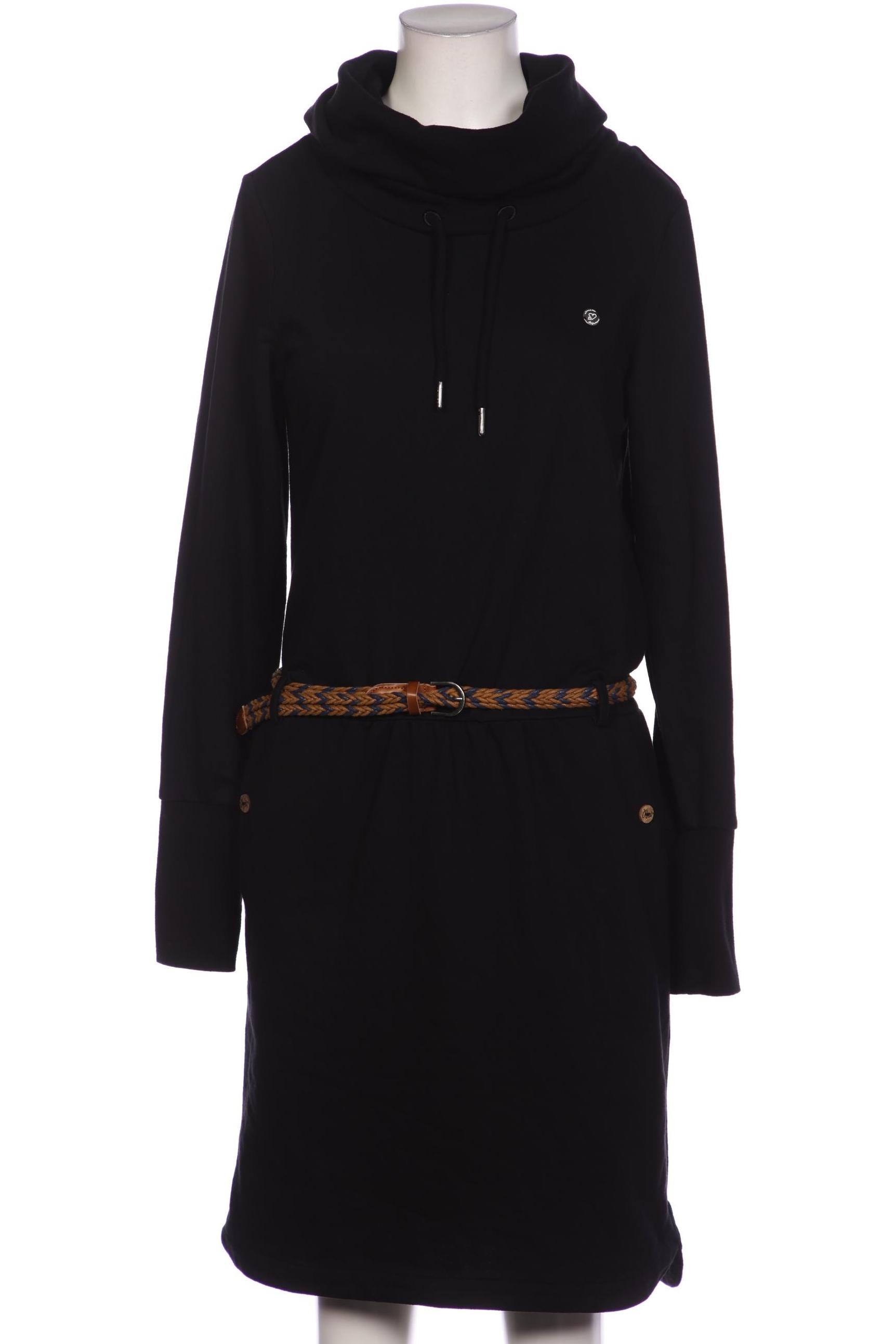 

ragwear Damen Kleid, schwarz, Gr. 38