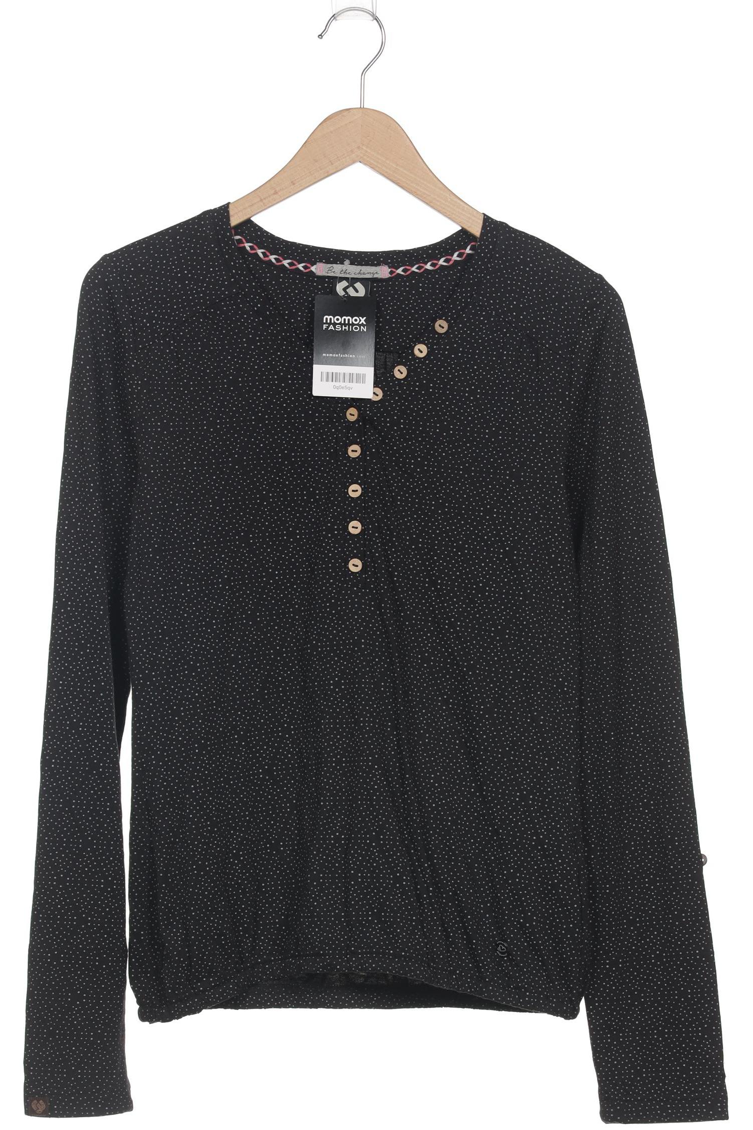 

ragwear Damen Langarmshirt, schwarz, Gr. 38