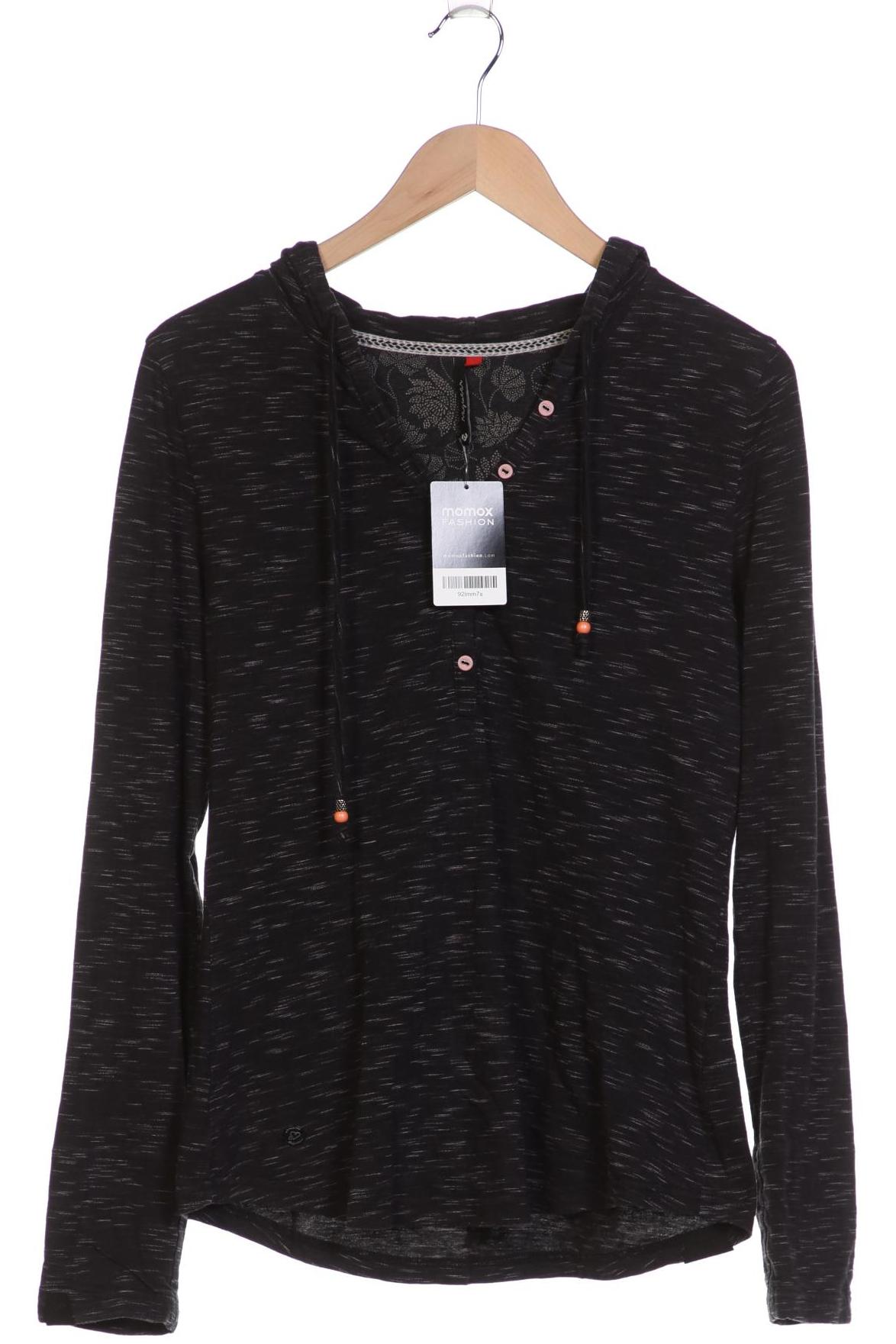 

ragwear Damen Langarmshirt, schwarz, Gr. 38