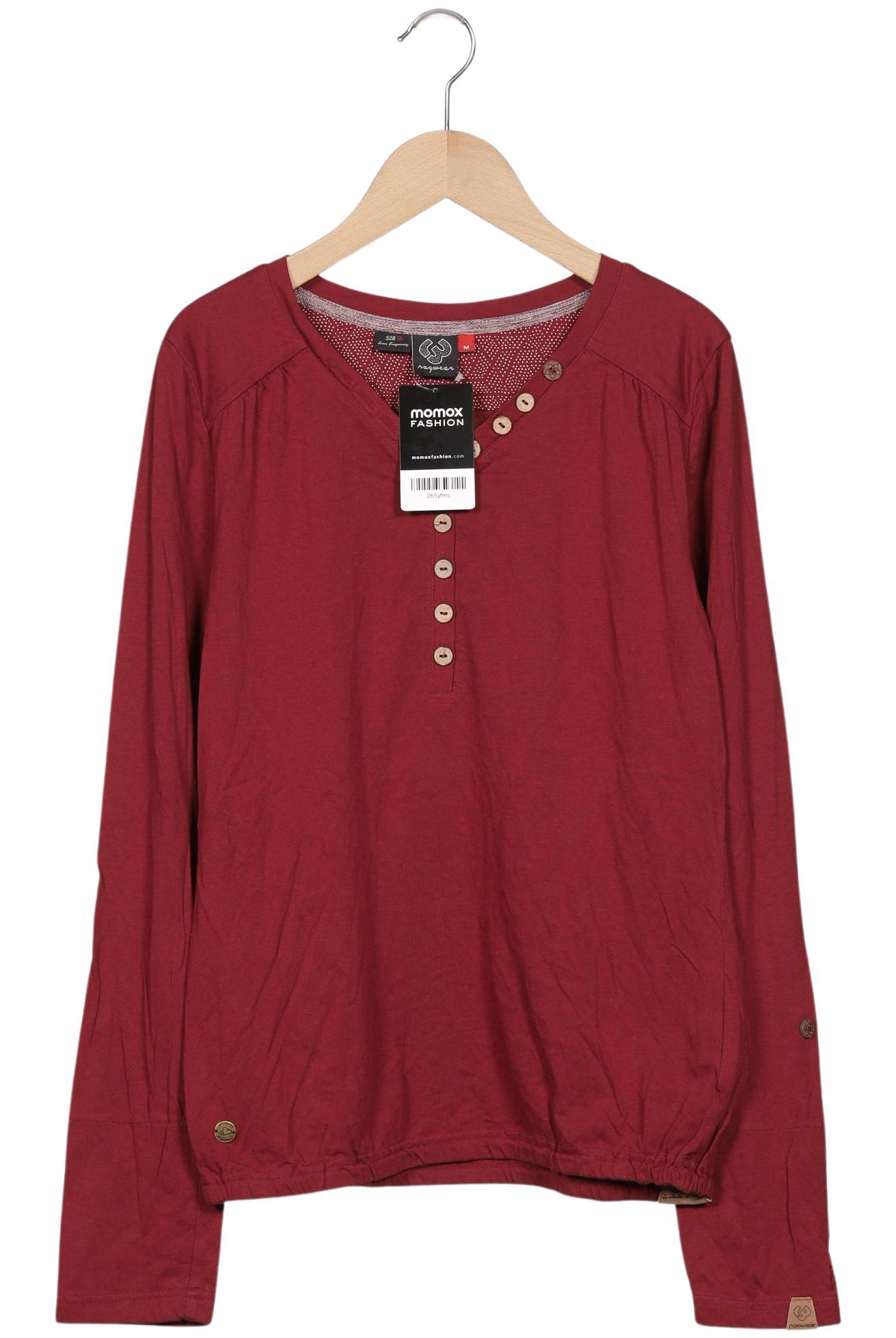 

ragwear Damen Langarmshirt, rot, Gr. 38