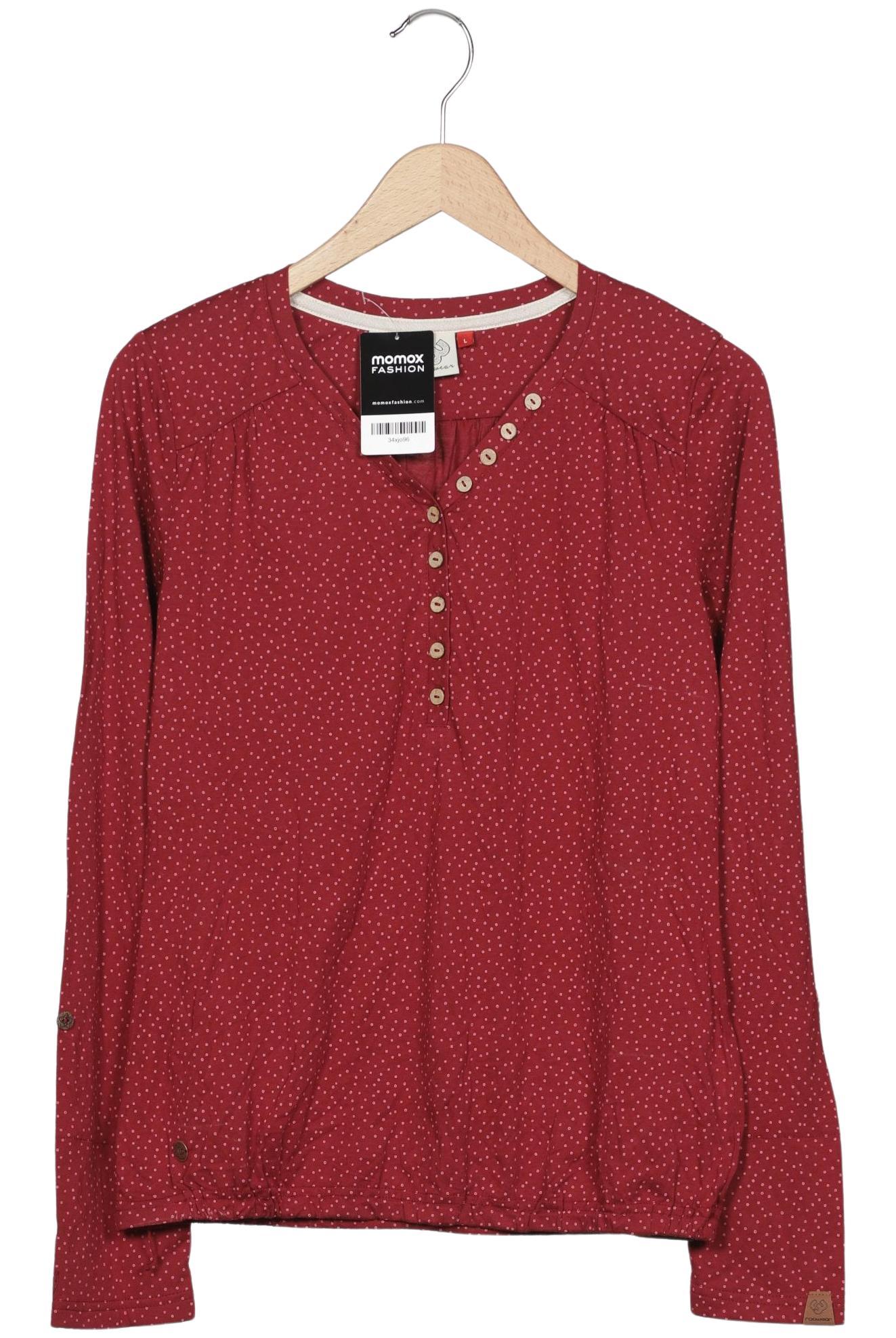 

ragwear Damen Langarmshirt, rot, Gr. 42