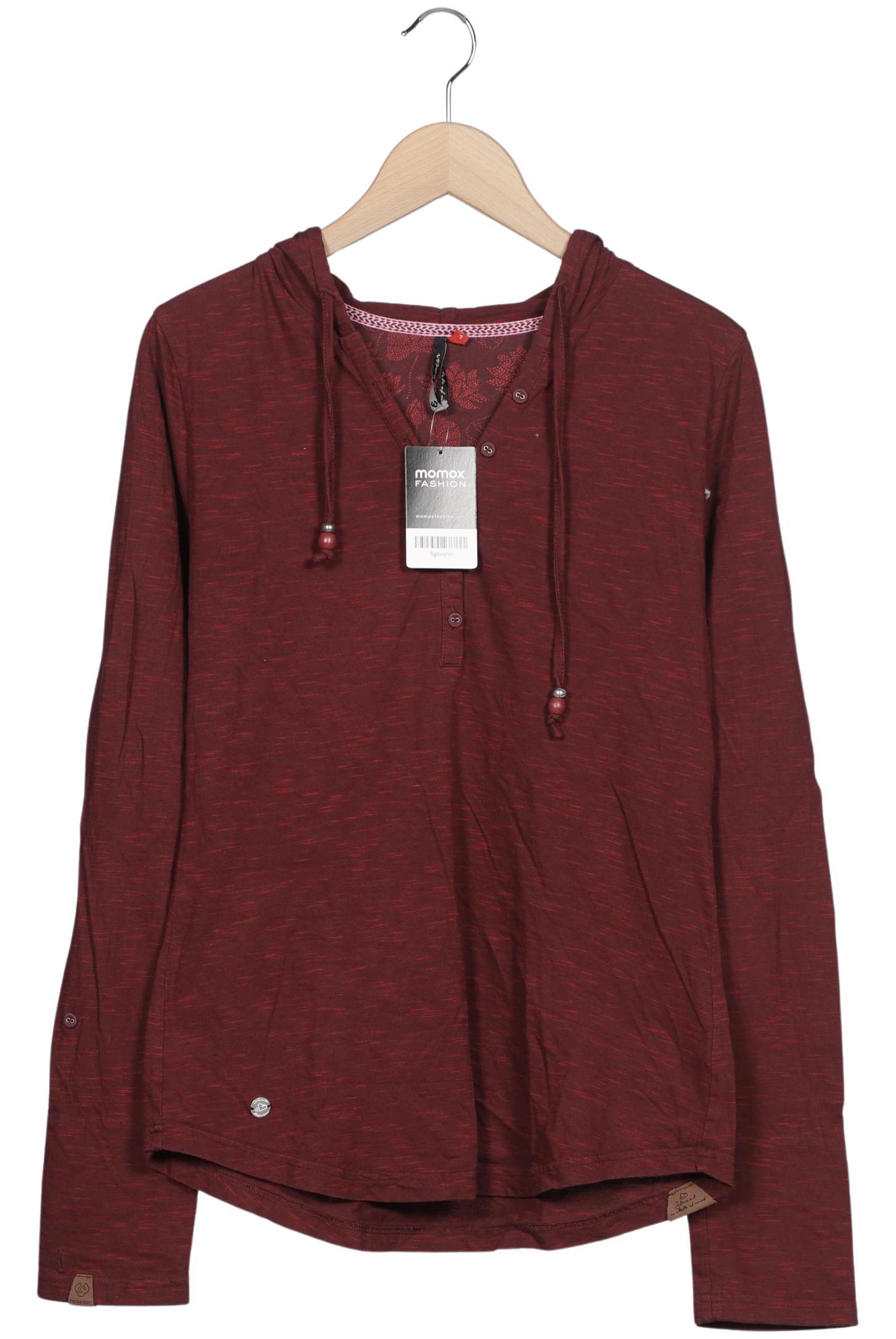 

ragwear Damen Langarmshirt, bordeaux, Gr. 42