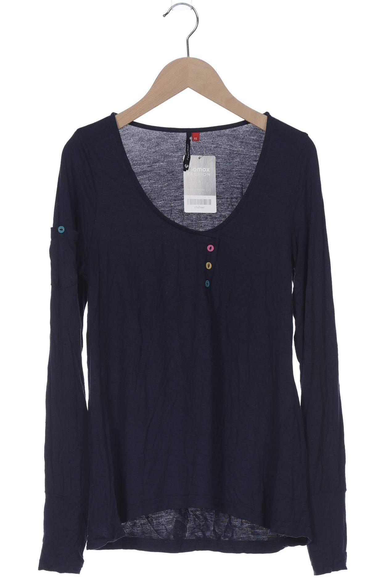 

ragwear Damen Langarmshirt, marineblau, Gr. 34